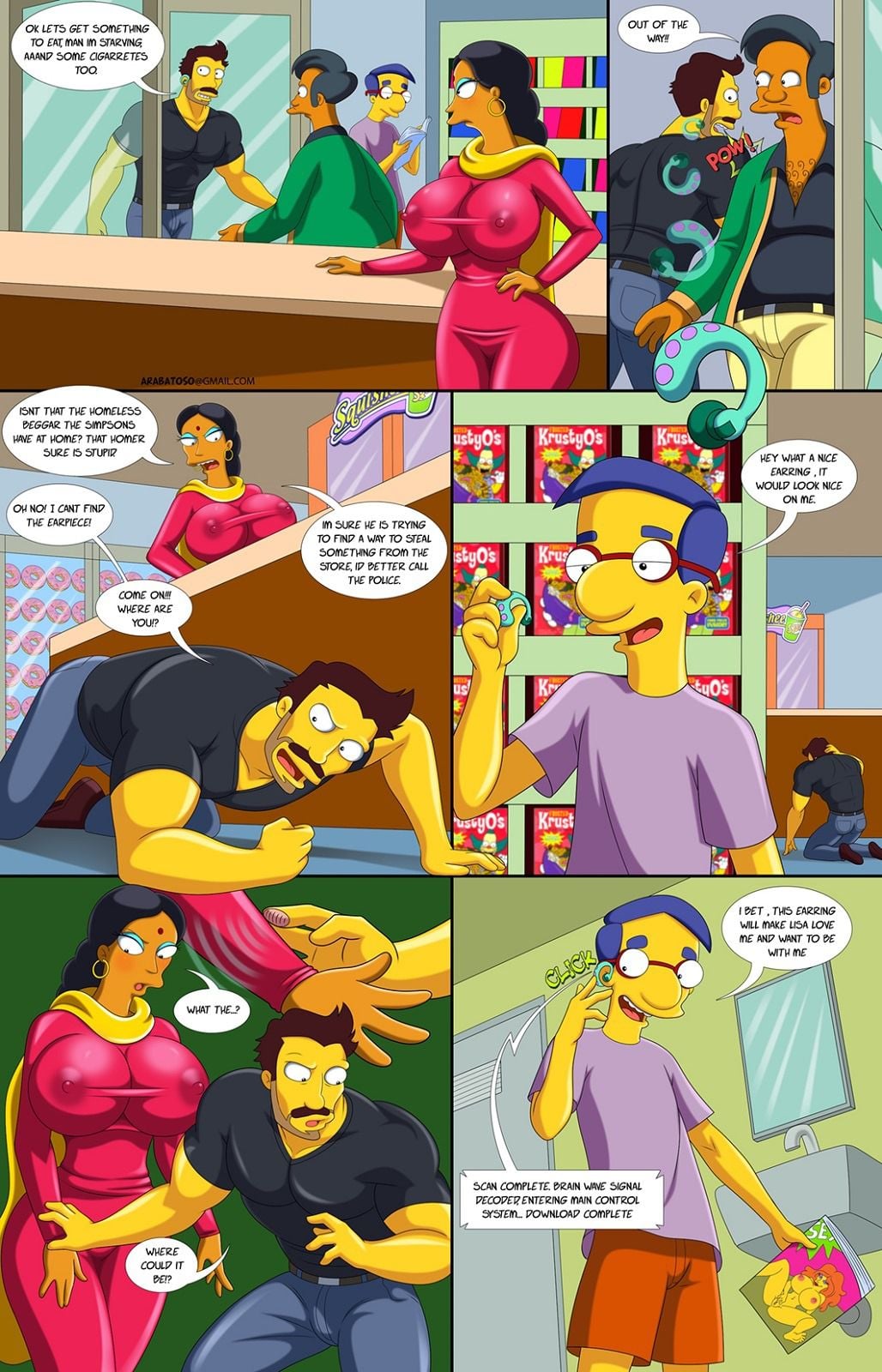 Darren’s Adventure (The Simpsons) 3 – Darren’s Adventure — preview page 1