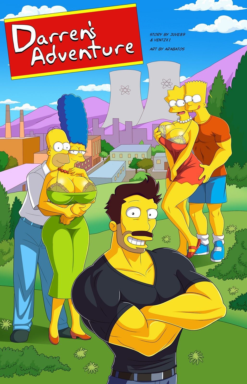 Darren’s Adventure (The Simpsons) 1 – 2 . Darren’s Adventure – Chapter 1-2 (The Simpsons) — preview page 1