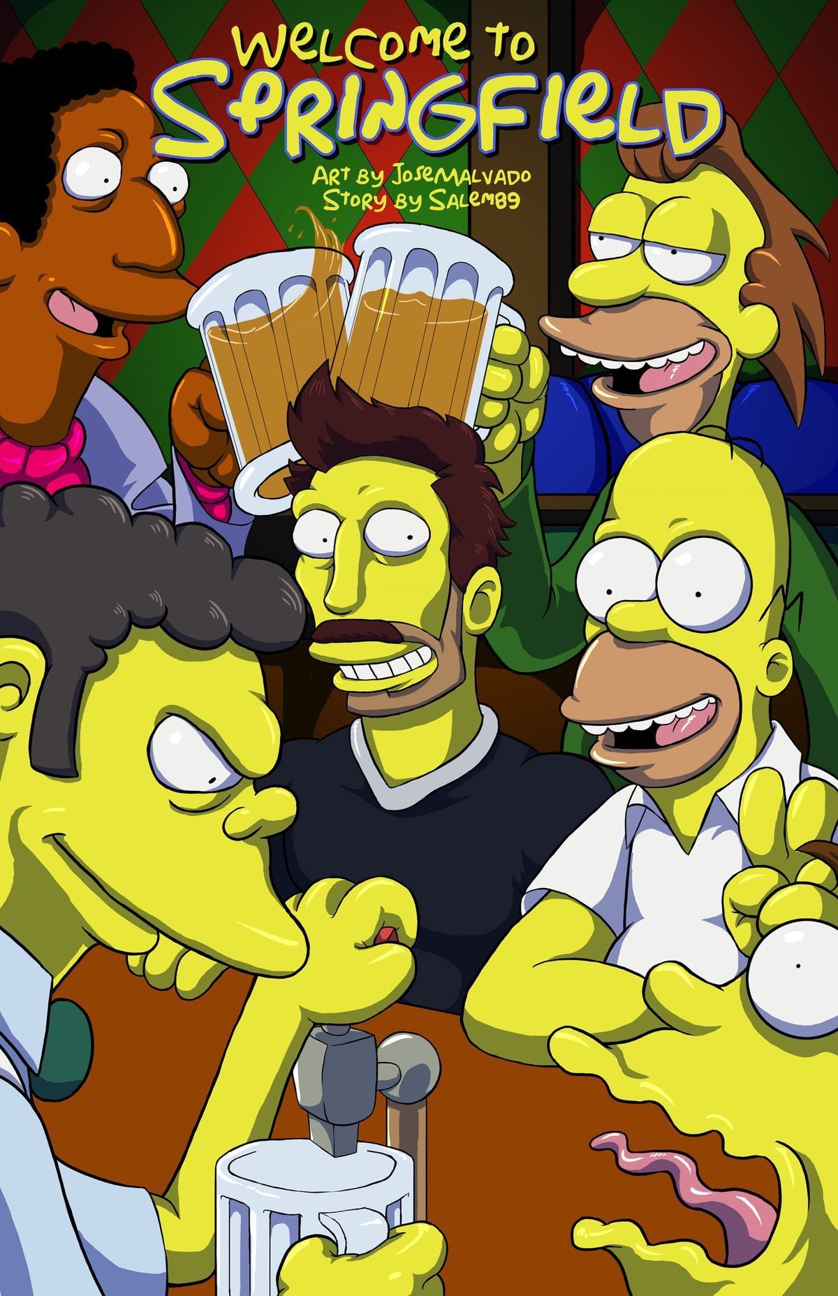 Darren’s Adventure (The Simpsons) 1 – 2 . Darren’s Adventure – Chapter 1-2 (The Simpsons) — preview page 2