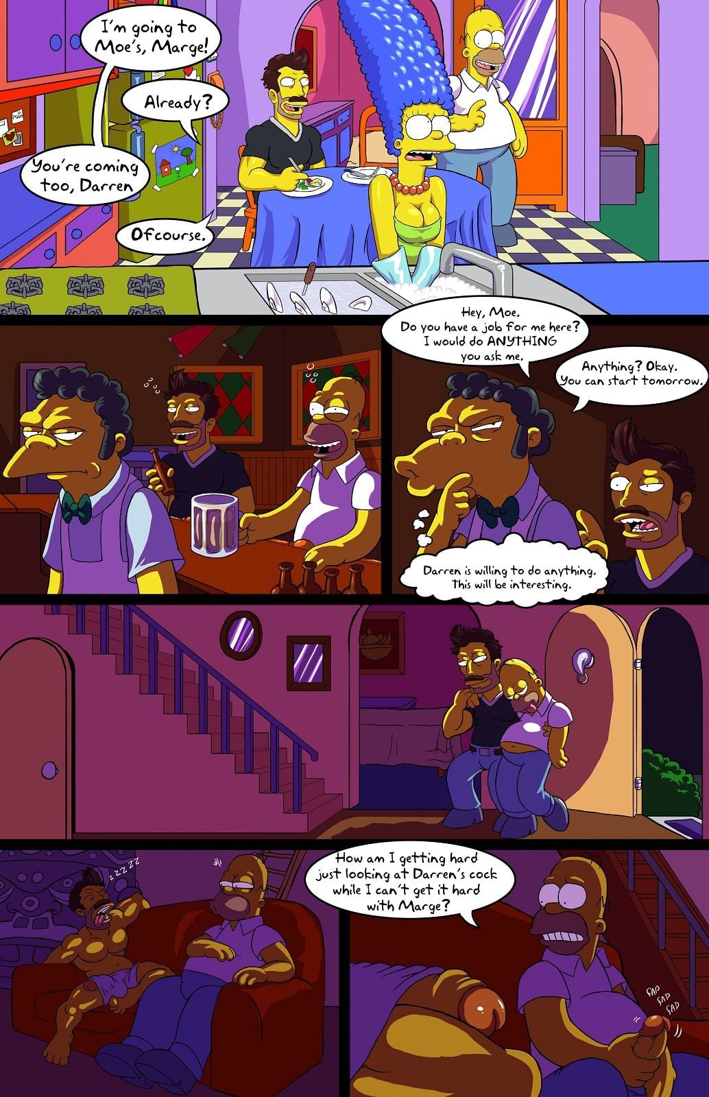 Darren’s Adventure (The Simpsons) 1 – 2 . Darren’s Adventure – Chapter 1-2 (The Simpsons) — preview page 7