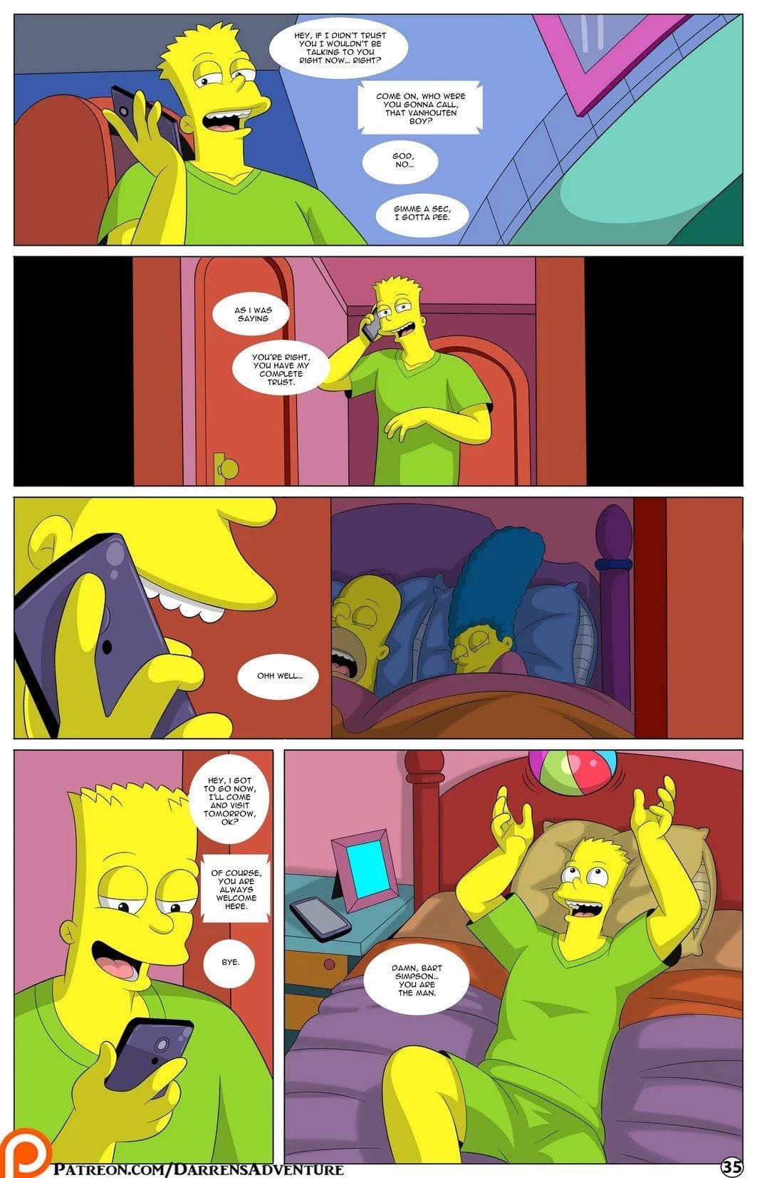 Darren’s Adventure (The Simpsons) 11 – Darren’s Adventure – Chapter 1 – page 35