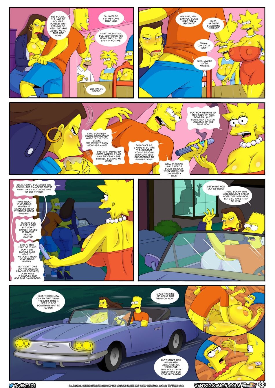 Darren’s Adventure (The Simpsons) 12 – Darren’s Adventure – Chapter 1 – page 33
