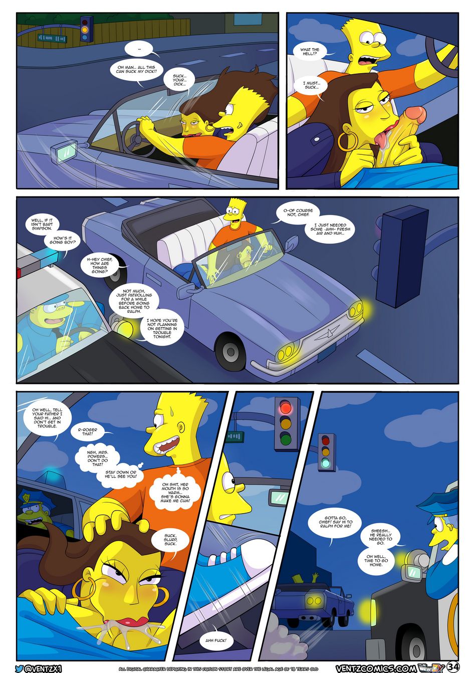 Darren’s Adventure (The Simpsons) 12 – Darren’s Adventure – Chapter 1 – page 34