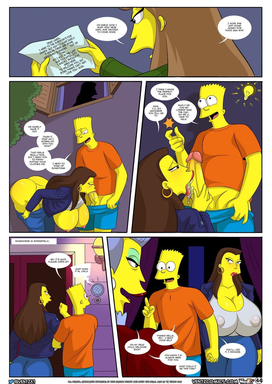 Darren’s Adventure (The Simpsons) 12 – Darren’s Adventure – Chapter 1 – page 44