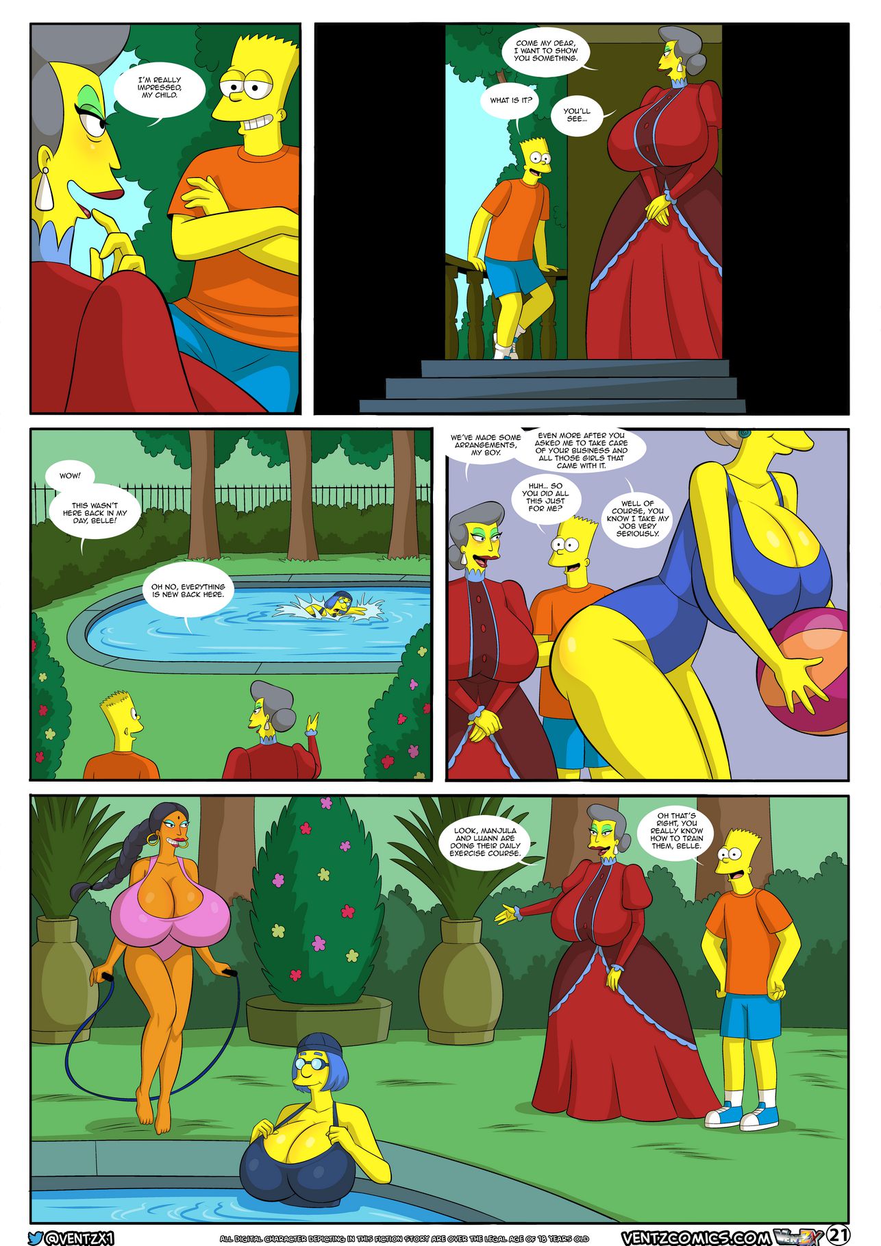 Darren’s Adventure (The Simpsons) 13 – Darren’s Adventure – Chapter 1 – page 21