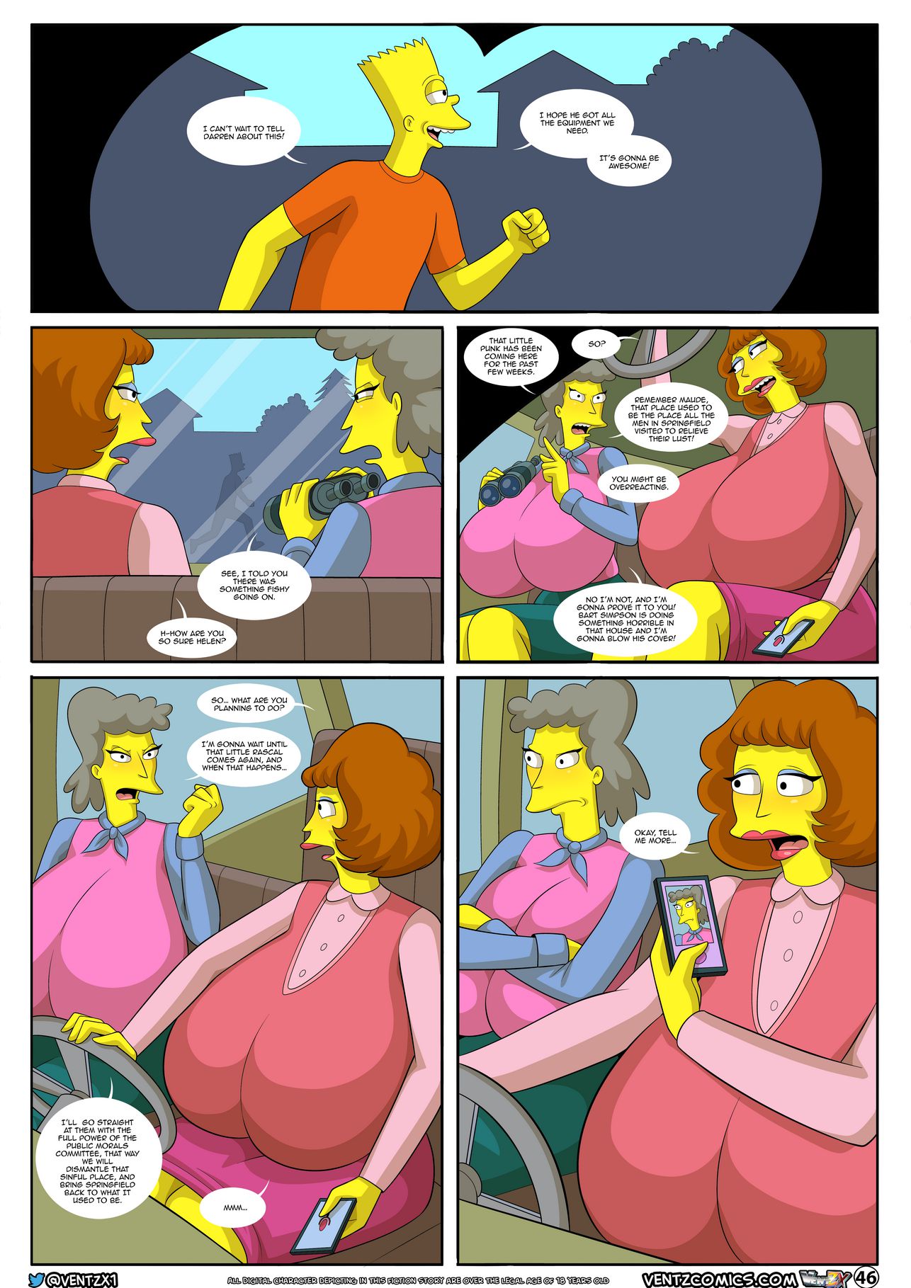 Darren’s Adventure (The Simpsons) 13 – Darren’s Adventure – Chapter 1 – page 46