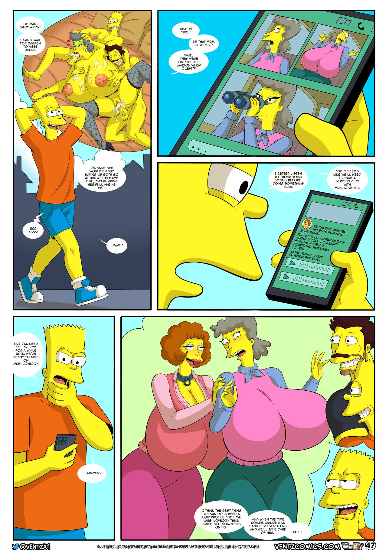 Darren’s Adventure (The Simpsons) 13 – Darren’s Adventure – Chapter 1 – page 47