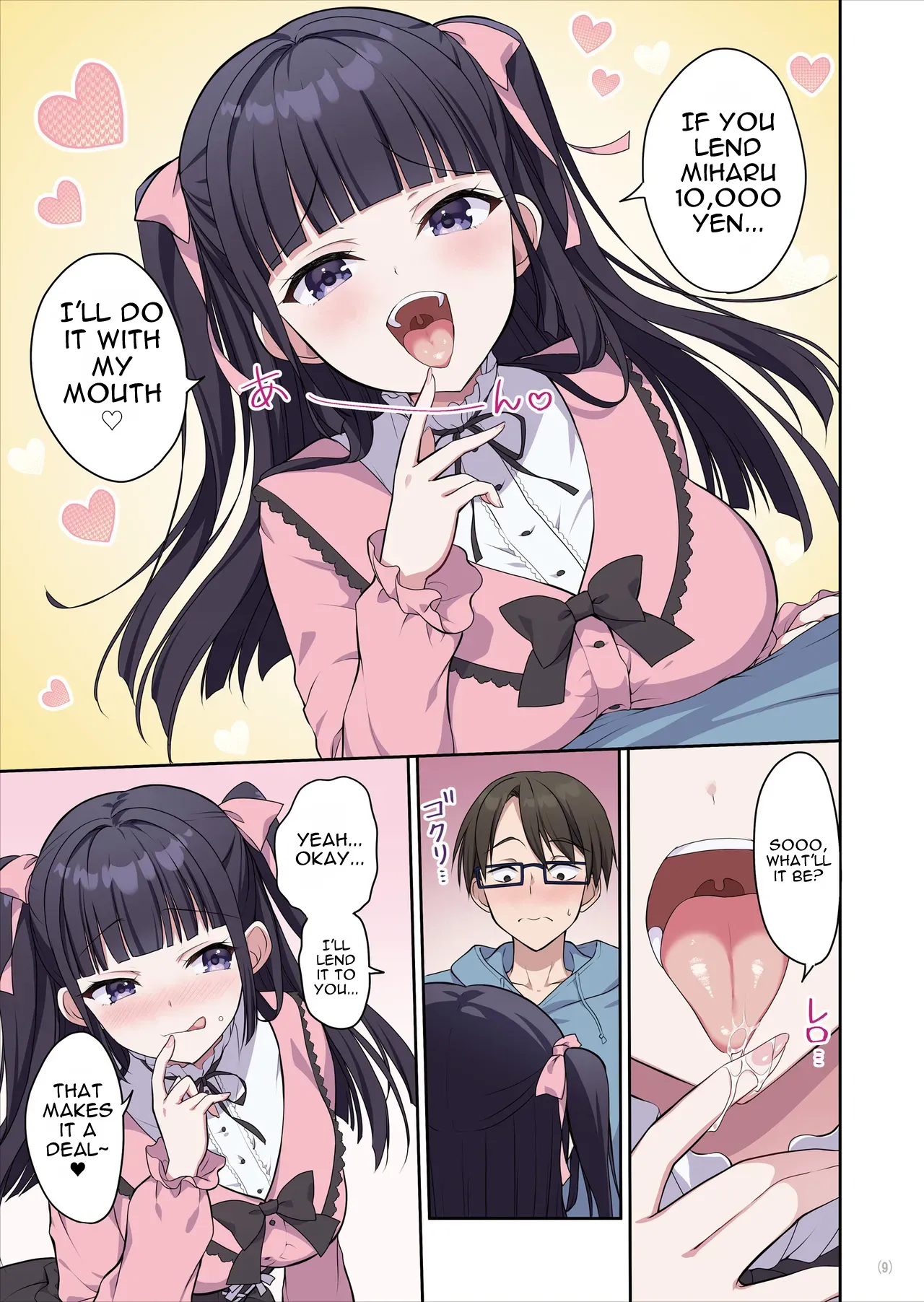 Azatokute Kawaii Jirai-kei Joshi ni Seishi mo Okane mo Chuuchuu Saremashita — preview page 10