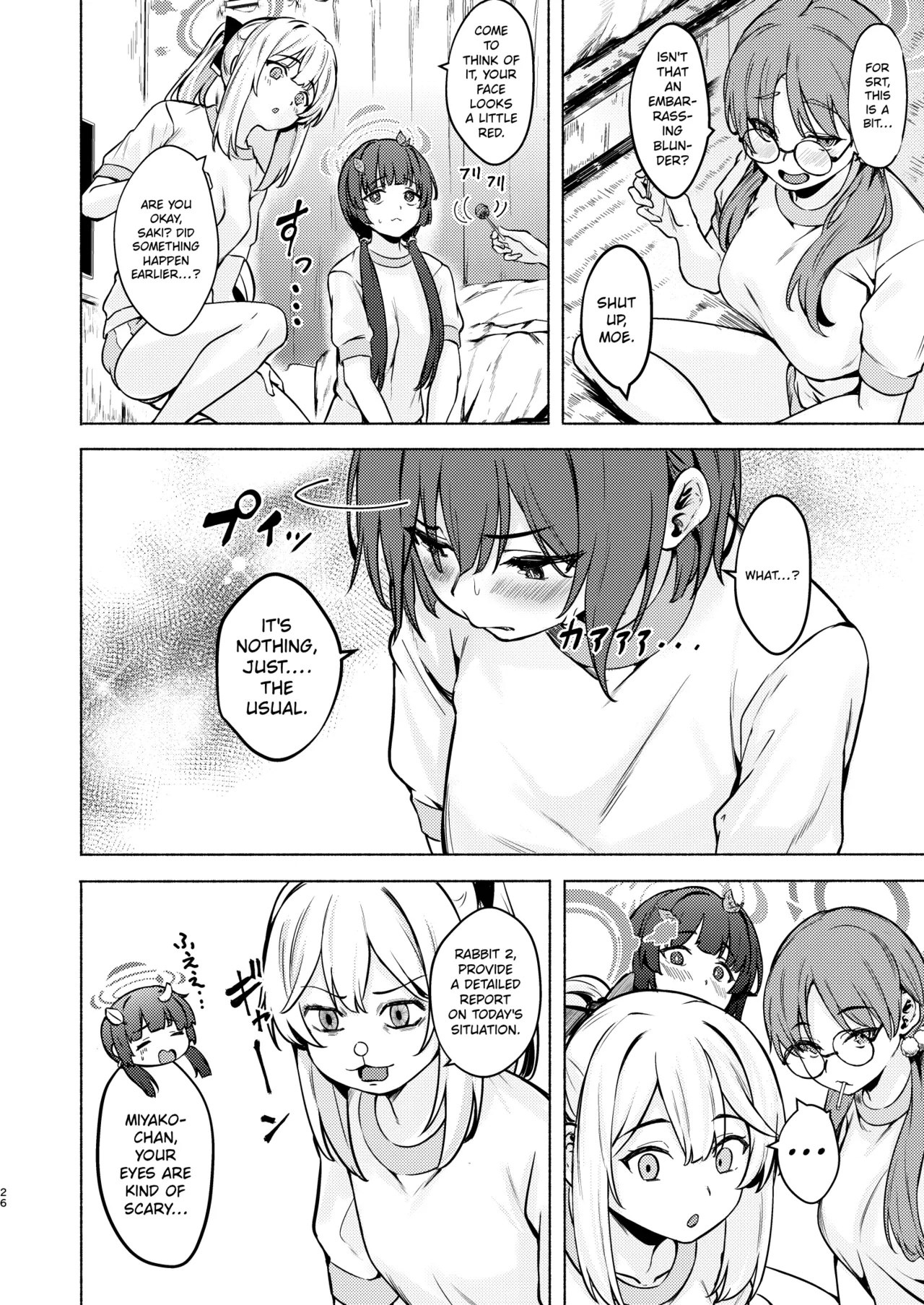 Saki to Natsu no Asedaku Onmitsu Sakusen! | Saki and the Sweaty Summer Stealth Operation! – Chapter 1 – page 26