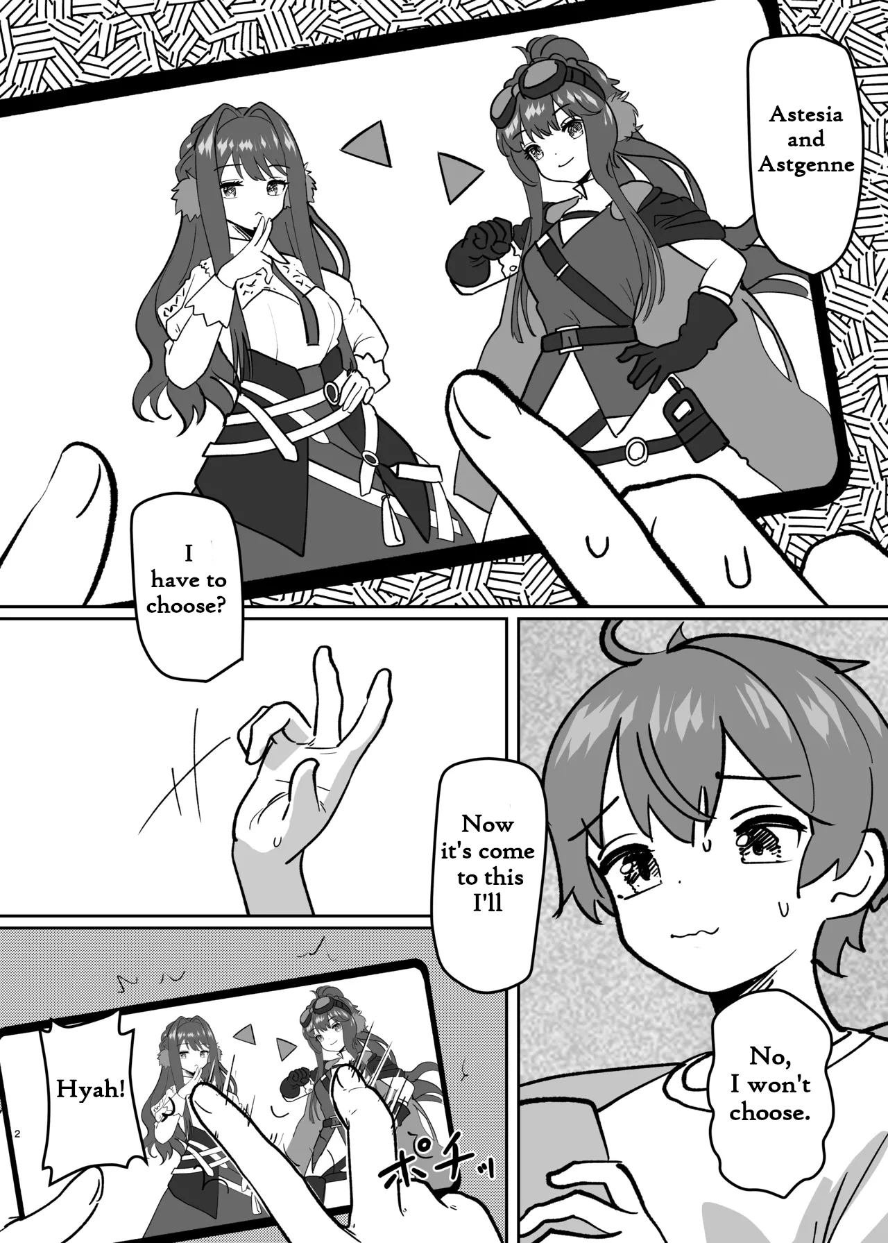 My body split into two sisters TSF — preview page 3