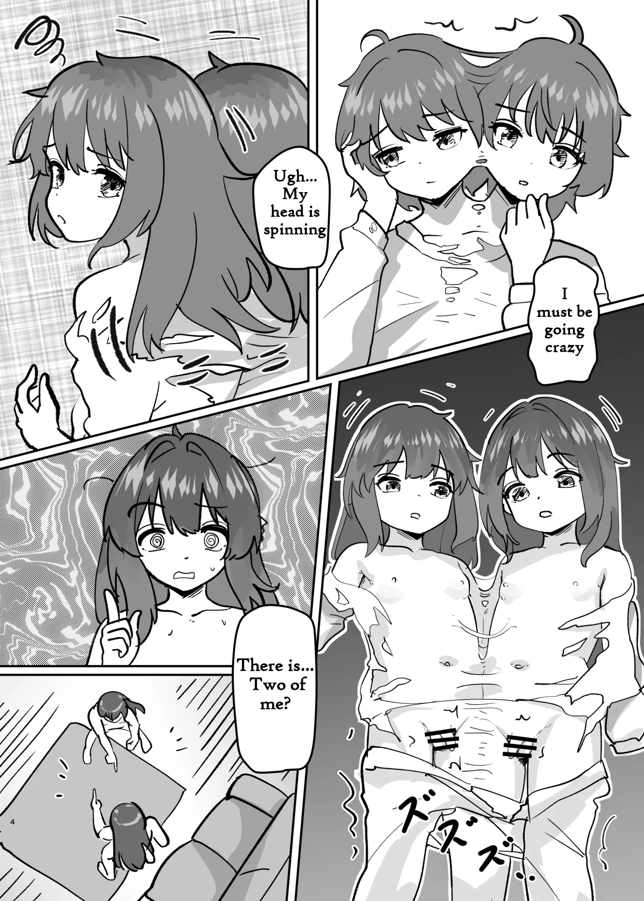 My body split into two sisters TSF — preview page 5