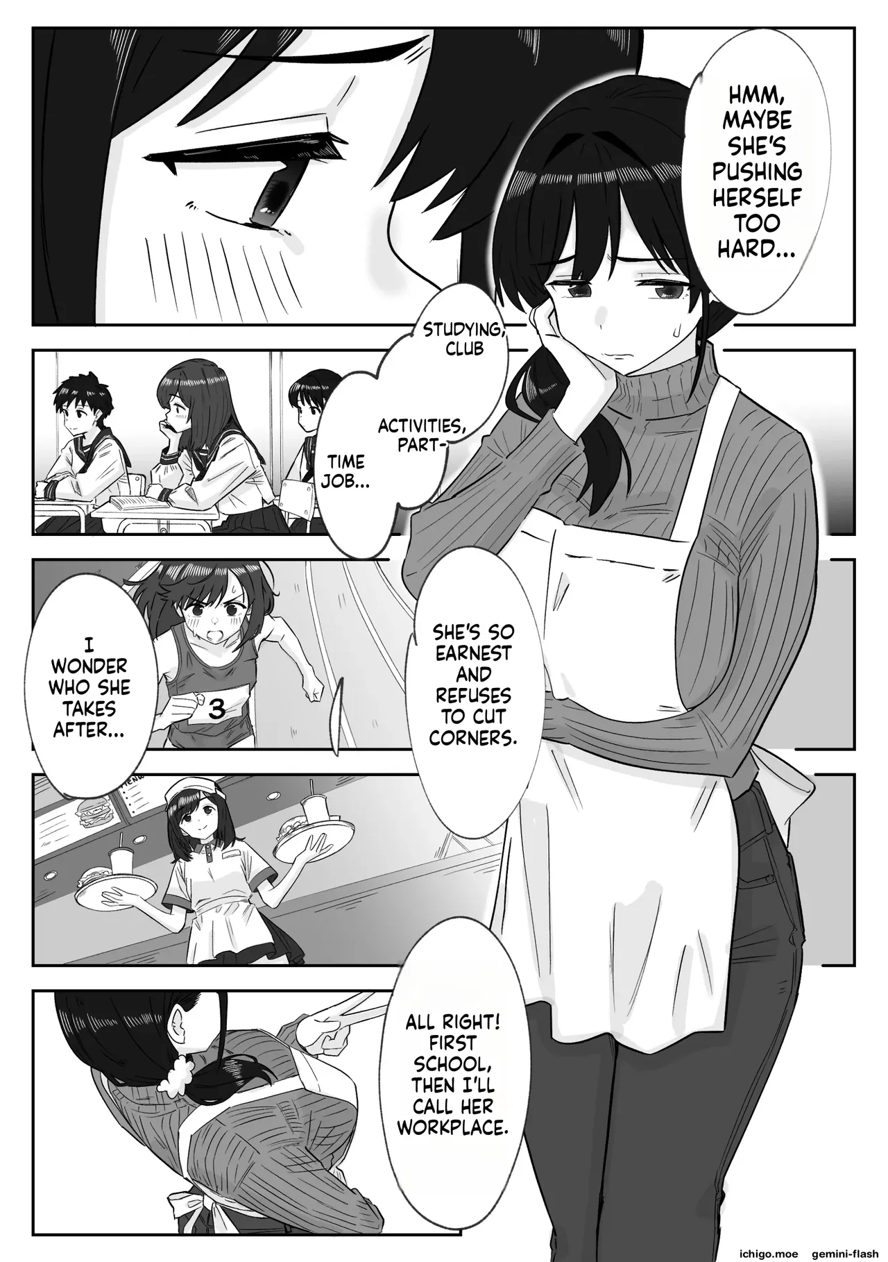The Story of How I Covered My Daughter’s Shift at Work and Got Sexually Awakened by the Manager — preview page 3
