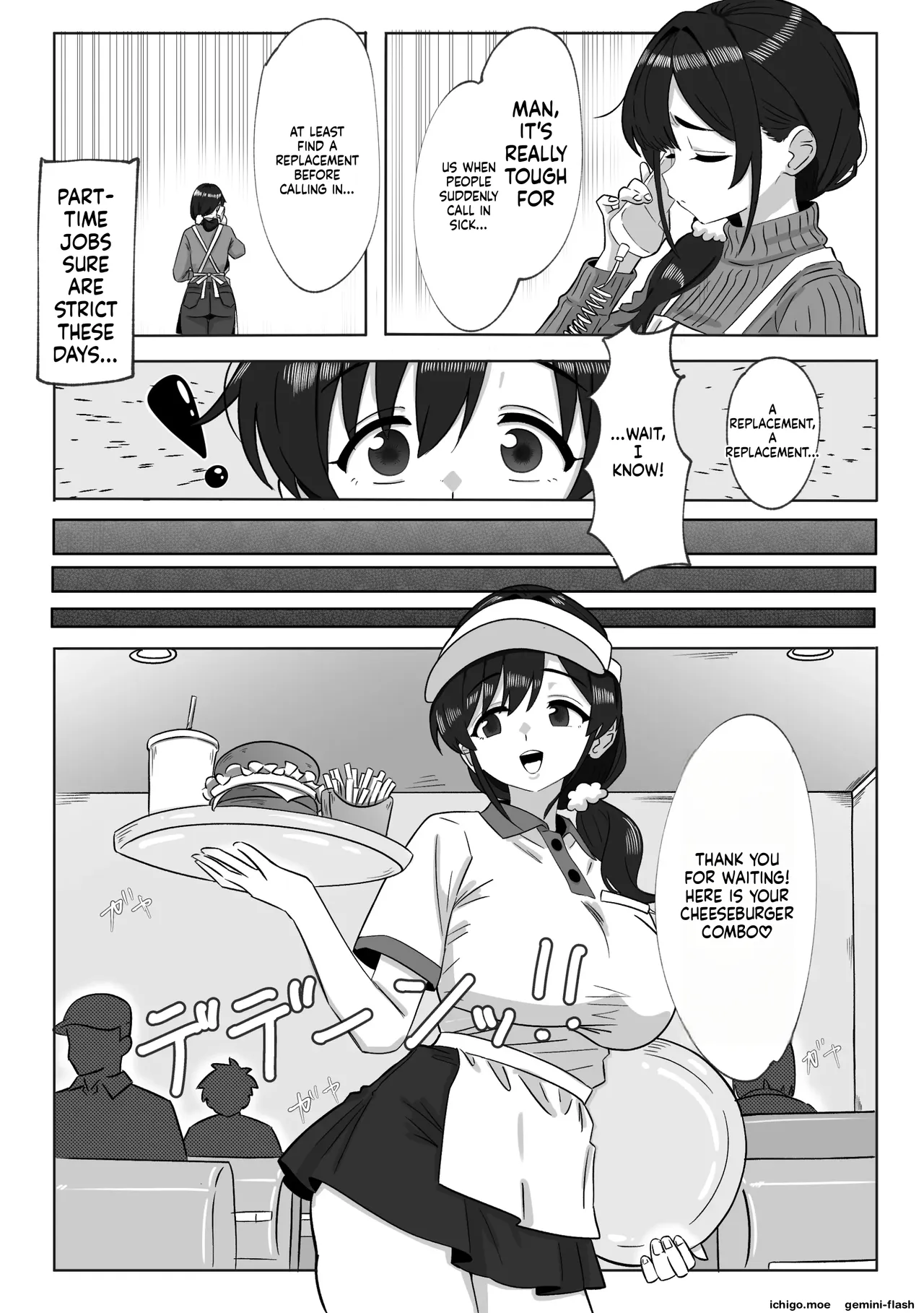 The Story of How I Covered My Daughter’s Shift at Work and Got Sexually Awakened by the Manager — preview page 4