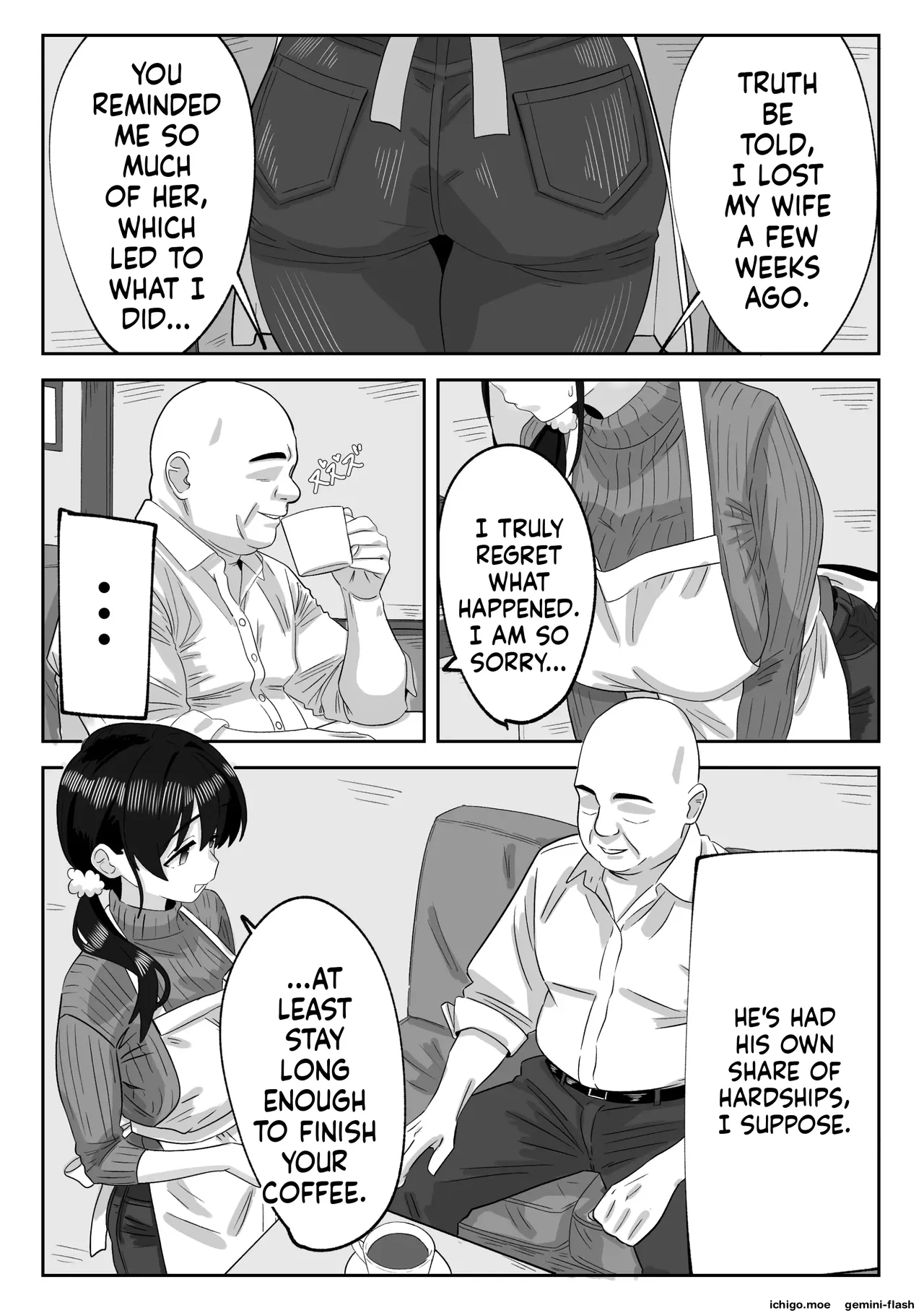 The Story of How I Covered My Daughter’s Shift at Work and Got Sexually Awakened by the Manager – Chapter 1 – page 21