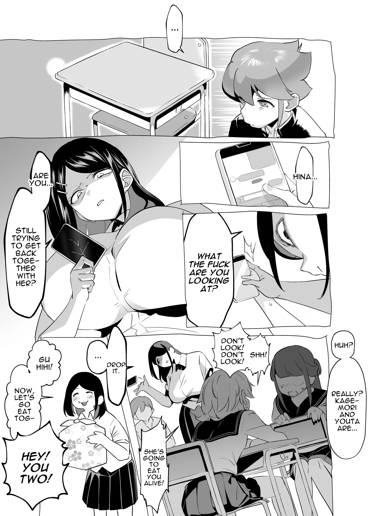 Bakunyuu Inkya wa Gyaku NTR-ru!! Soushuuhen | Busty Introvert Reverse NTR Cucks Me!! Compilation – Chapter 1 – page 46