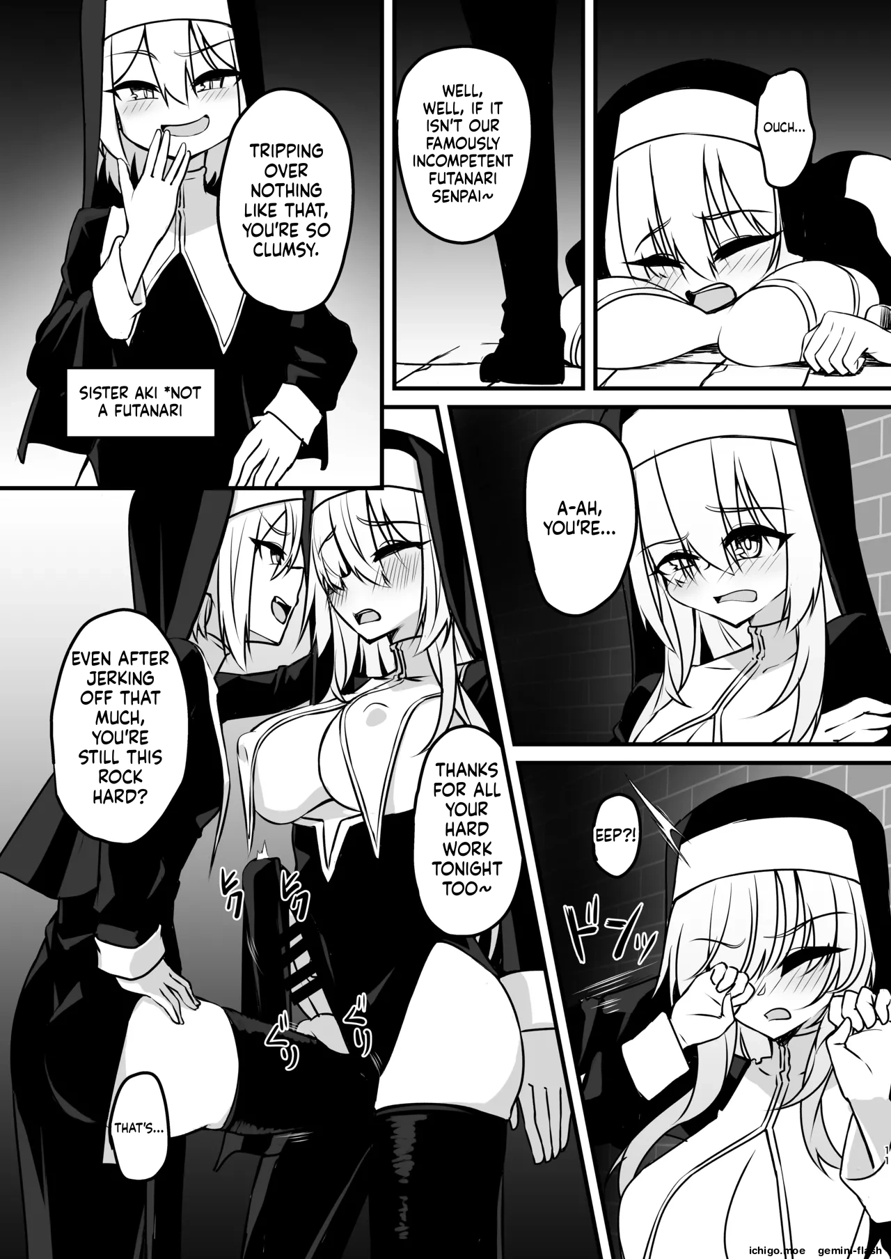 Futanari Sister Jibatsu Koukai Ruined Orgasm Onanie — preview page 10