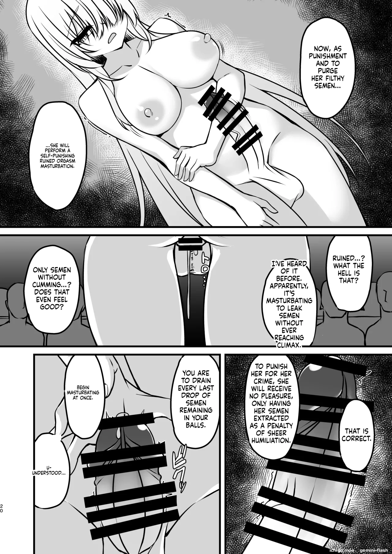 Futanari Sister Jibatsu Koukai Ruined Orgasm Onanie — preview page 19