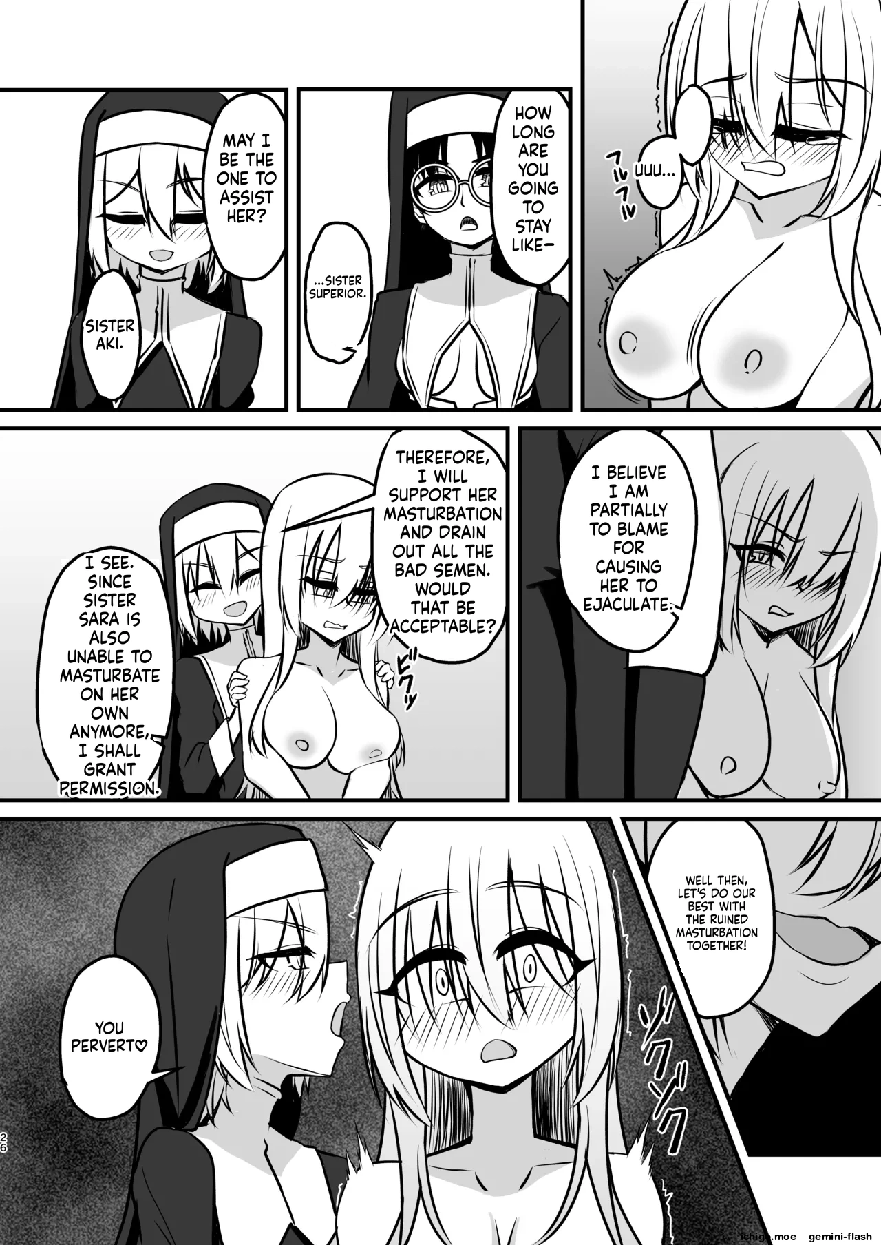 Futanari Sister Jibatsu Koukai Ruined Orgasm Onanie – Chapter 1 – page 25