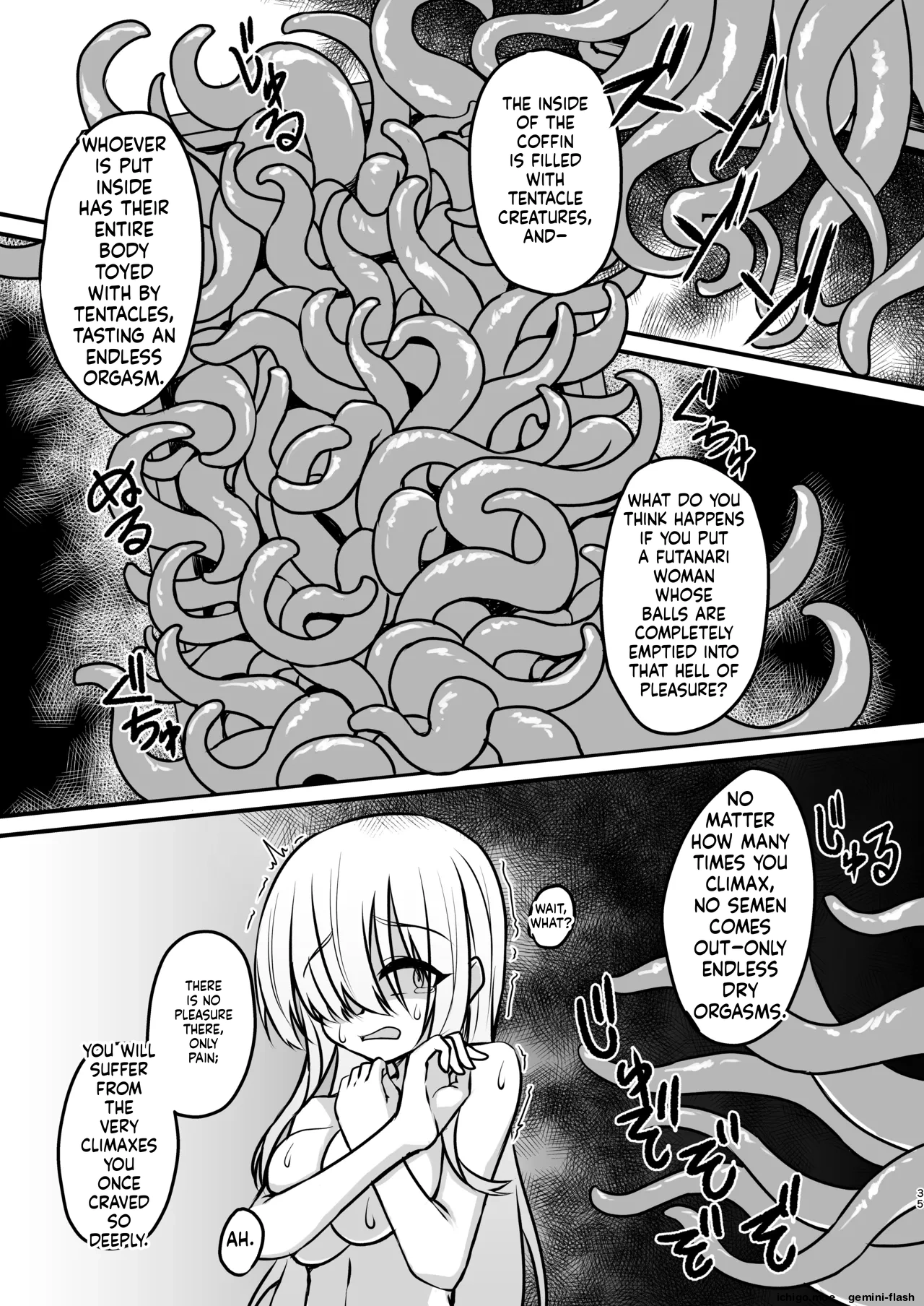 Futanari Sister Jibatsu Koukai Ruined Orgasm Onanie – Chapter 1 – page 34
