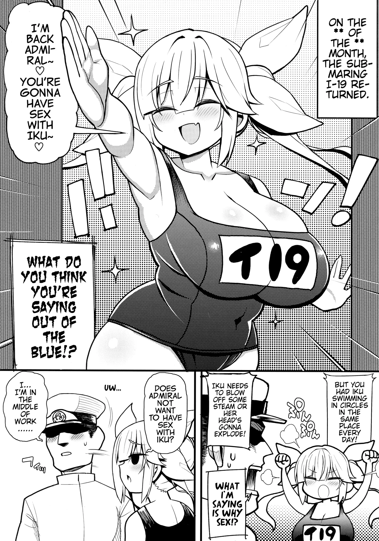 Sonna Chouhatsu ni Dare ga Uooo!! I-19 no Baai | That Provocation Would Make Anyone Go UOOOOH!! The Case of I-19 — preview page 2