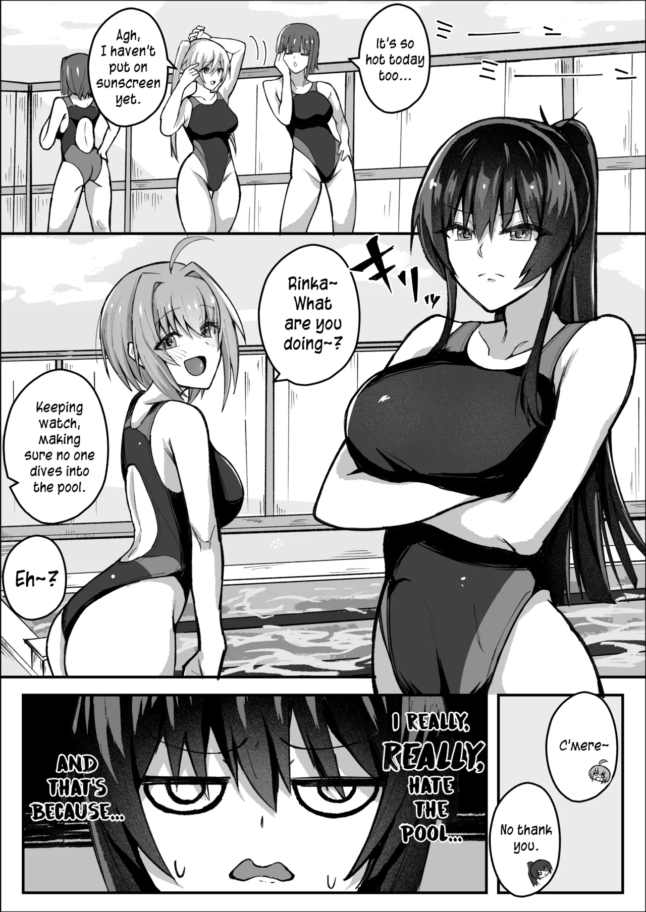 Futanari Iinchou wa Tomodachi ni Yokujou Shitakunai! | The Futanari Class President Doesn’t Want to Give In! — preview page 3