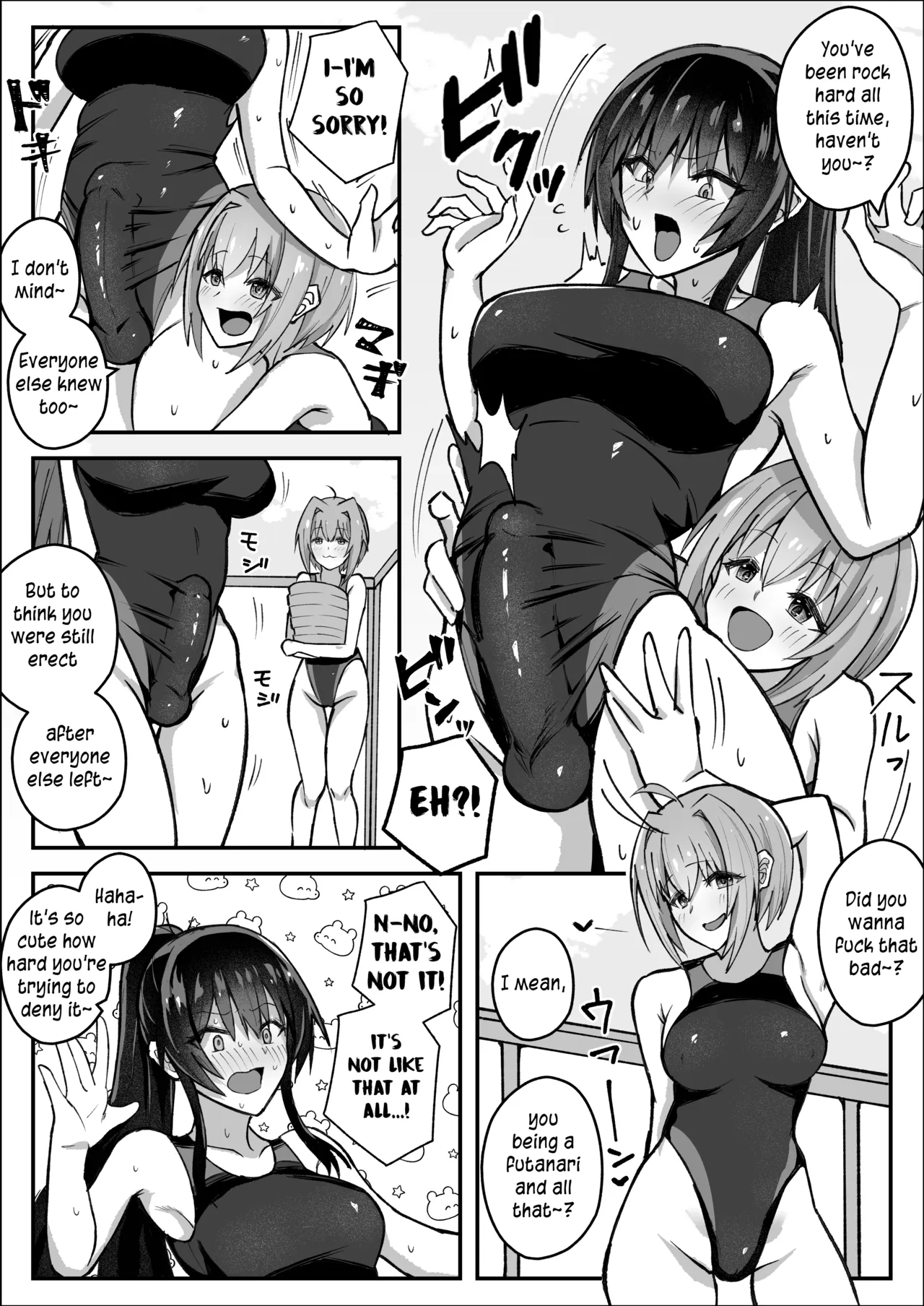 Futanari Iinchou wa Tomodachi ni Yokujou Shitakunai! | The Futanari Class President Doesn’t Want to Give In! — preview page 9