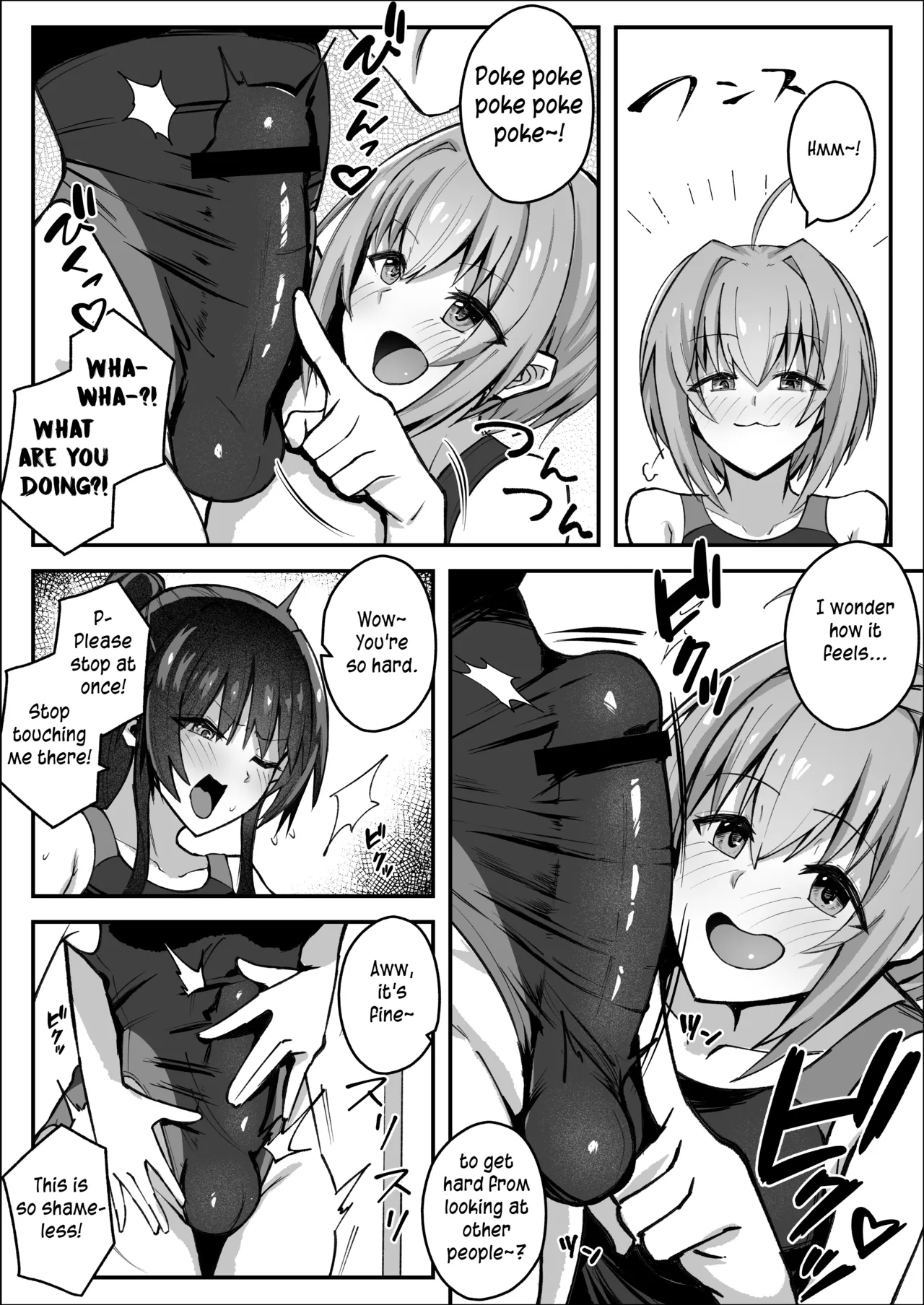 Futanari Iinchou wa Tomodachi ni Yokujou Shitakunai! | The Futanari Class President Doesn’t Want to Give In! — preview page 10