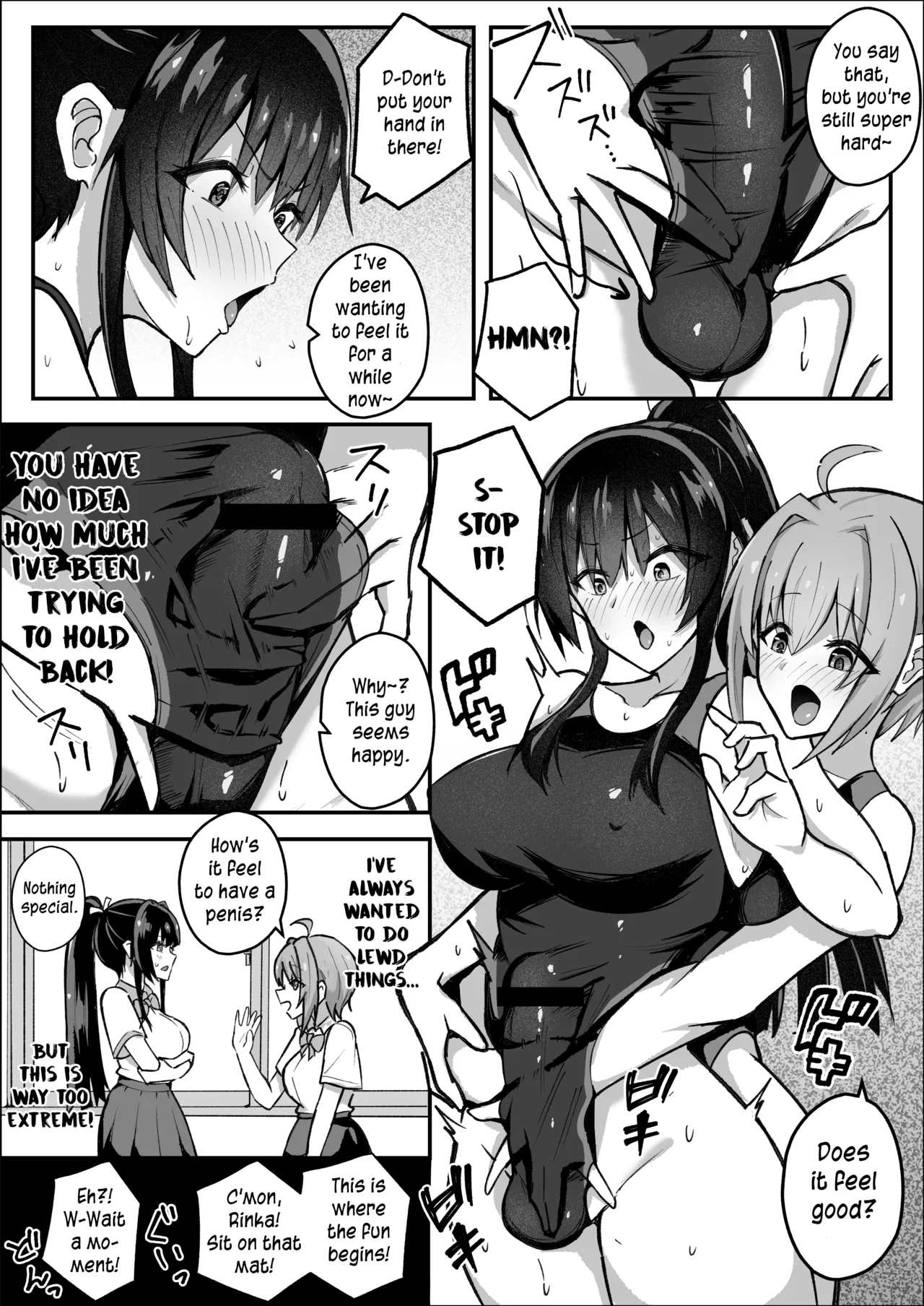 Futanari Iinchou wa Tomodachi ni Yokujou Shitakunai! | The Futanari Class President Doesn’t Want to Give In! — preview page 11