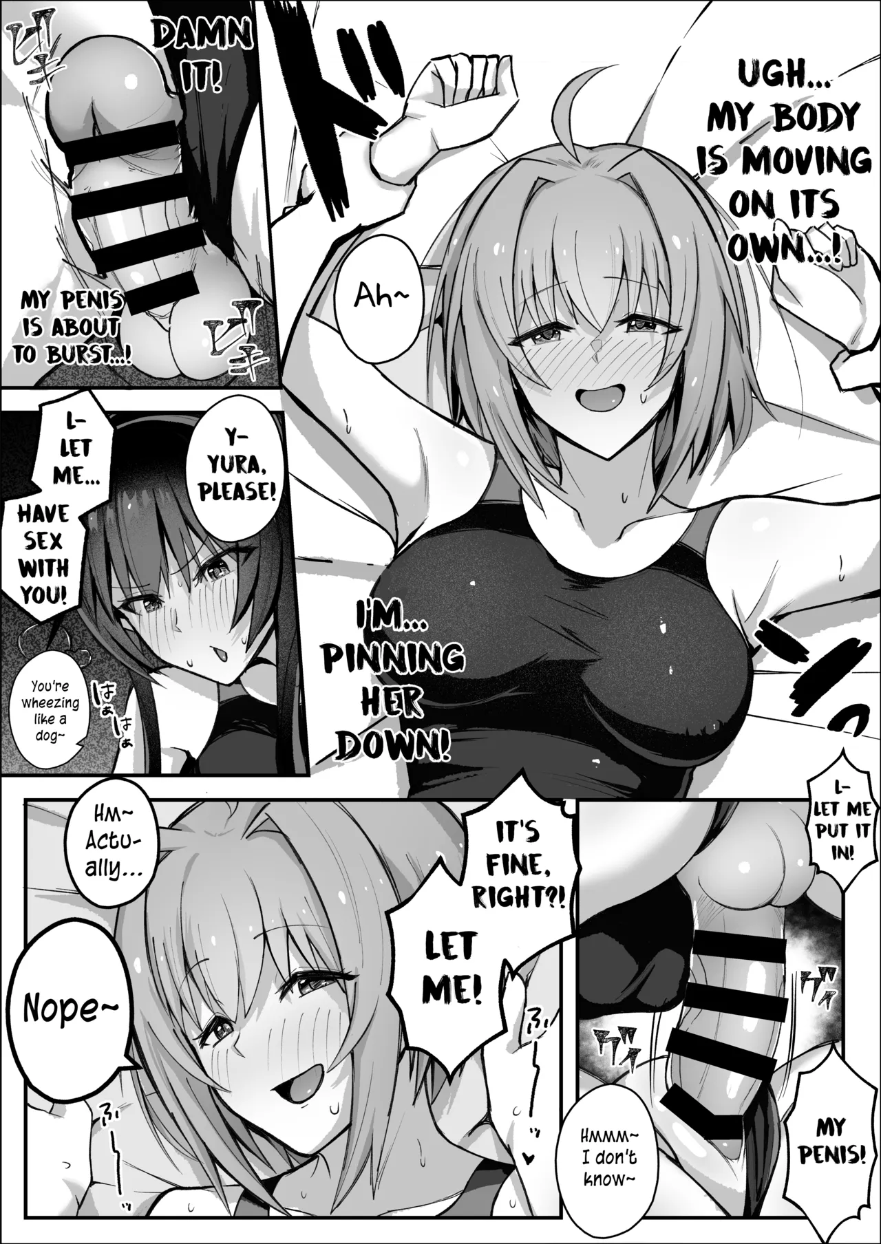 Futanari Iinchou wa Tomodachi ni Yokujou Shitakunai! | The Futanari Class President Doesn’t Want to Give In! – Chapter 1 – page 24