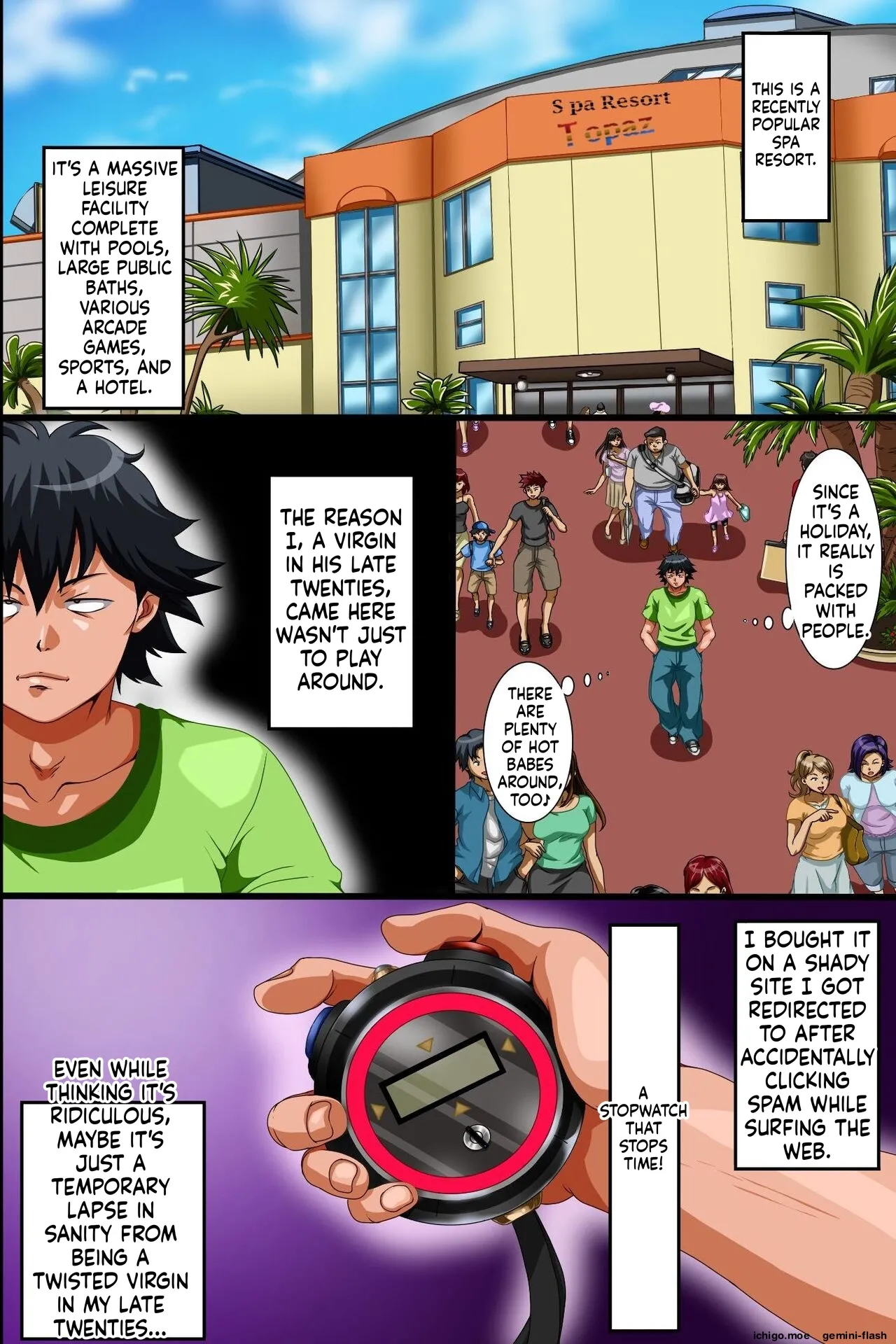 Suparizōto de Jikanteishi! Jikanteishi Nōryoku o Teni Iretano de Hāremu Purei ni Gokufuri Shita-MTL – Chapter 1 – page 23