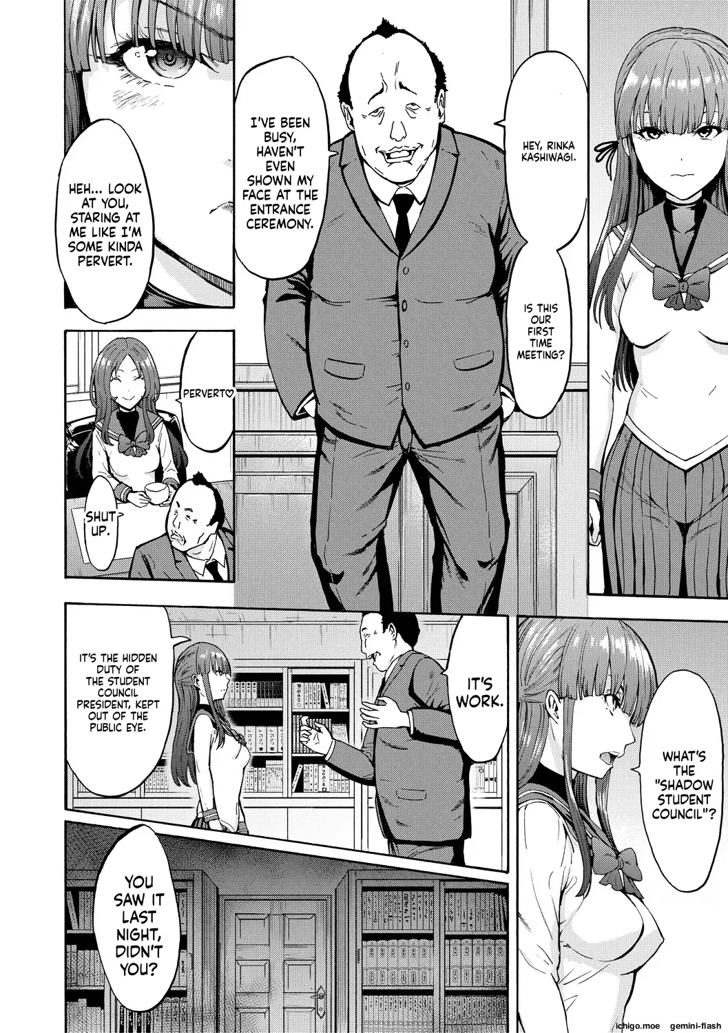 Yami Seito Kaichou – Dark student council president – Chapter 1 – page 54