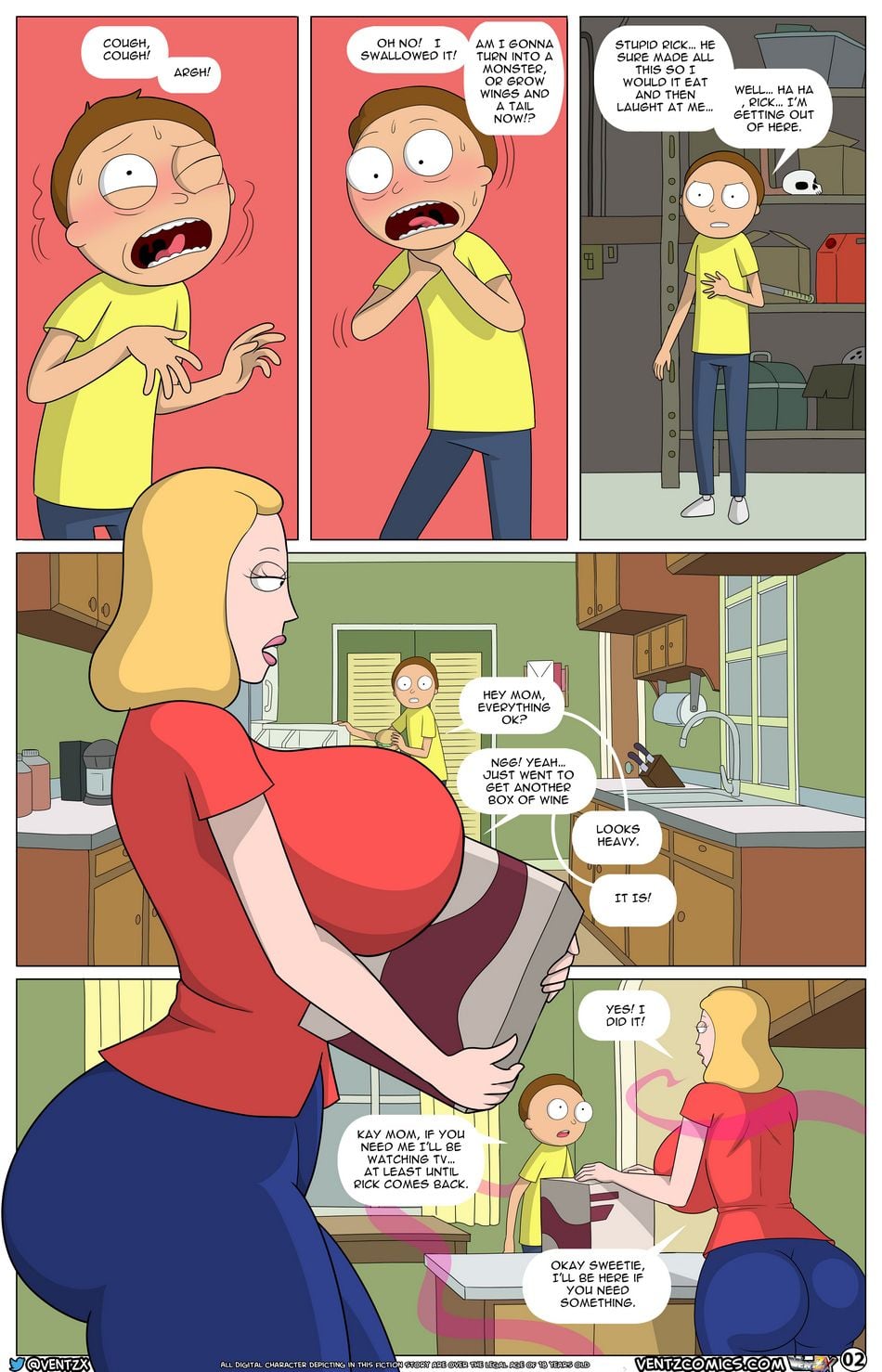Morty Experiment #9 (Rick and Morty) — preview page 3