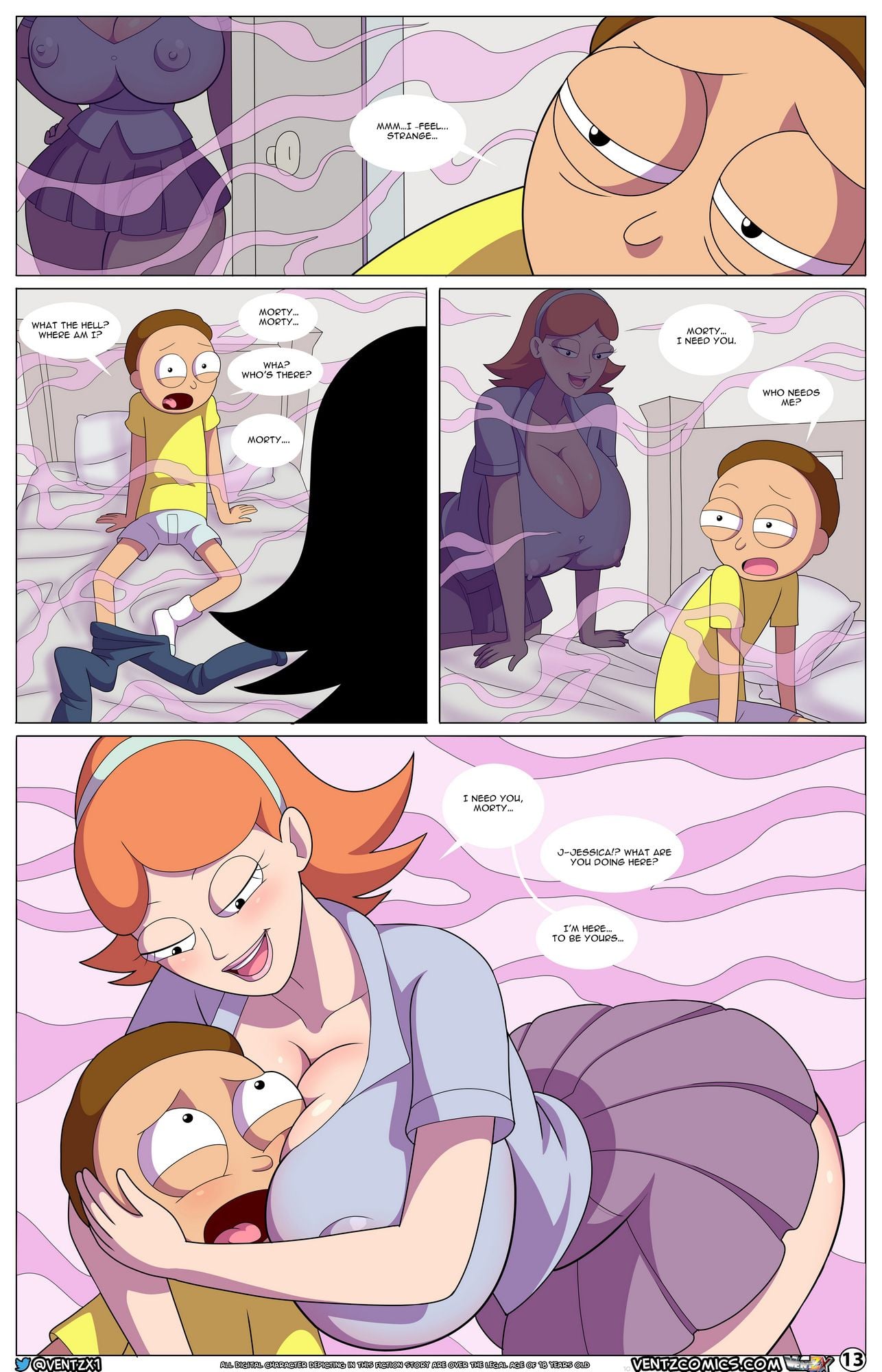 Morty Experiment #9 (Rick and Morty) — preview page 14