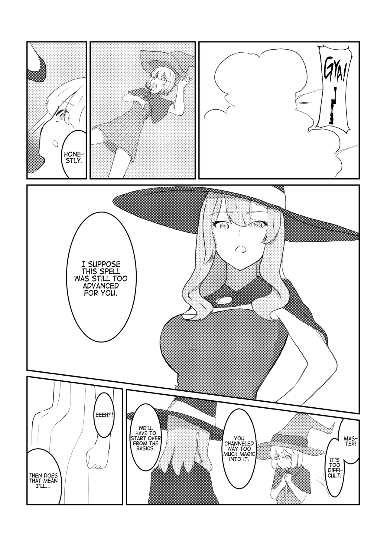 Futanari ni Natta node Mahou no Shishou ni Naoshite Morau Hanashi | I Turned Into a Futanari, So I Had My Magic Master Cure Me — preview page 4