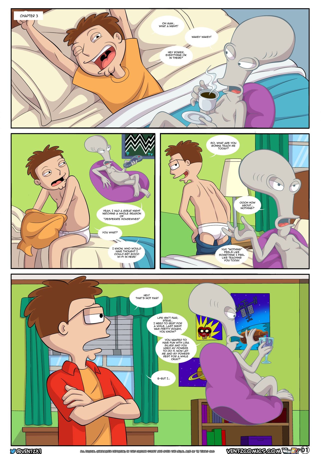 The Tales Of An American Son (American Dad!) 3 — preview page 1