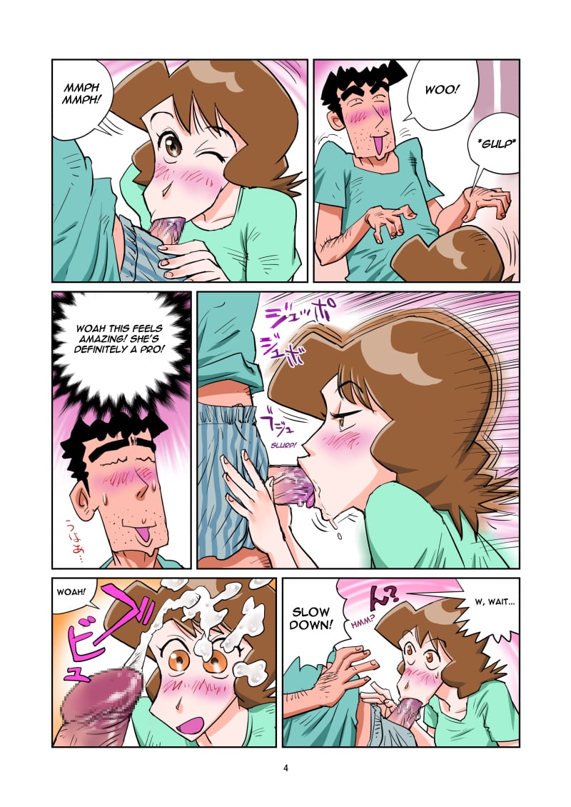 Freeloading is Difficult (Crayon Shin-chan) — preview page 4