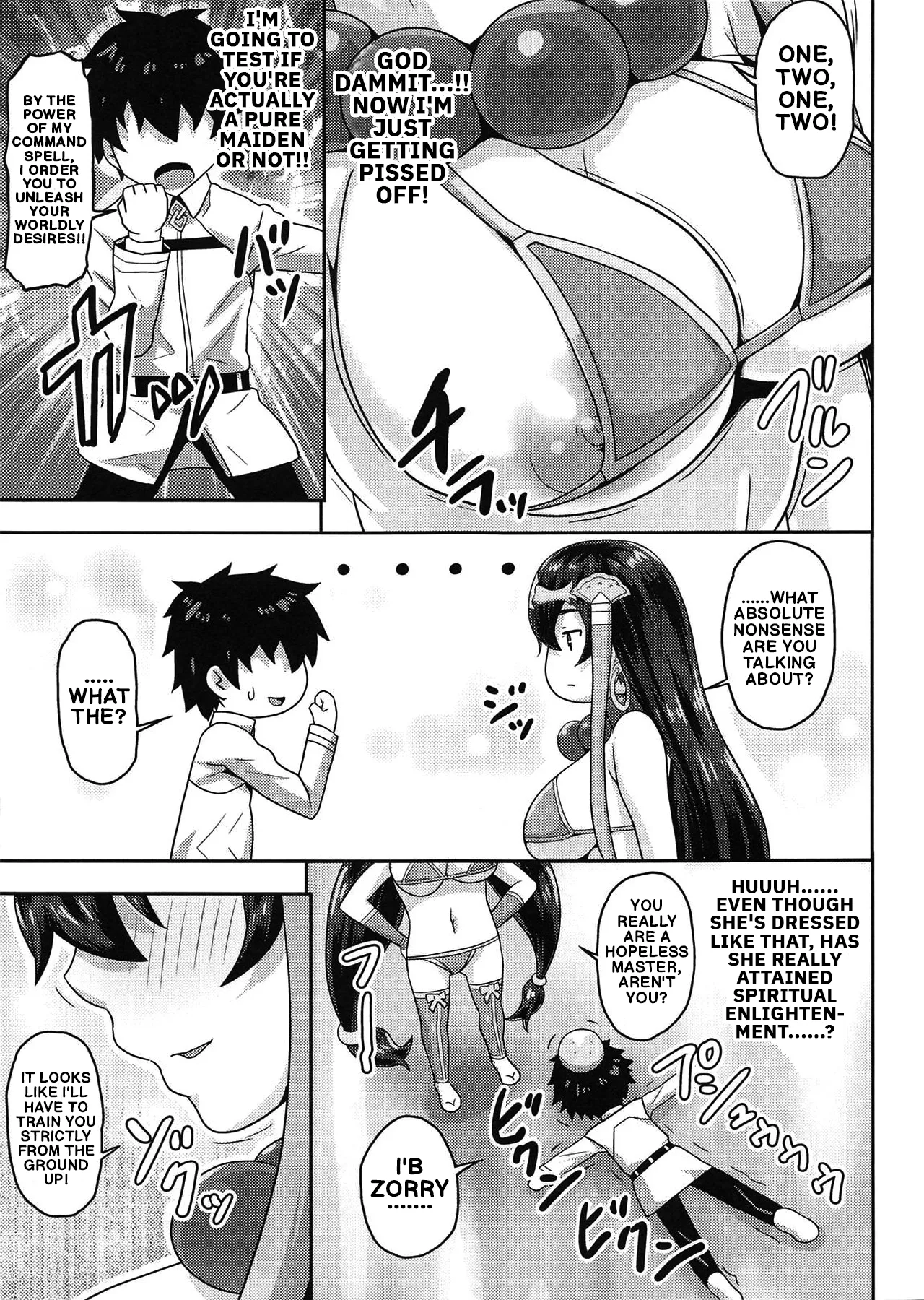 No one’s attaining any enlightment with those huge boobs around — preview page 4