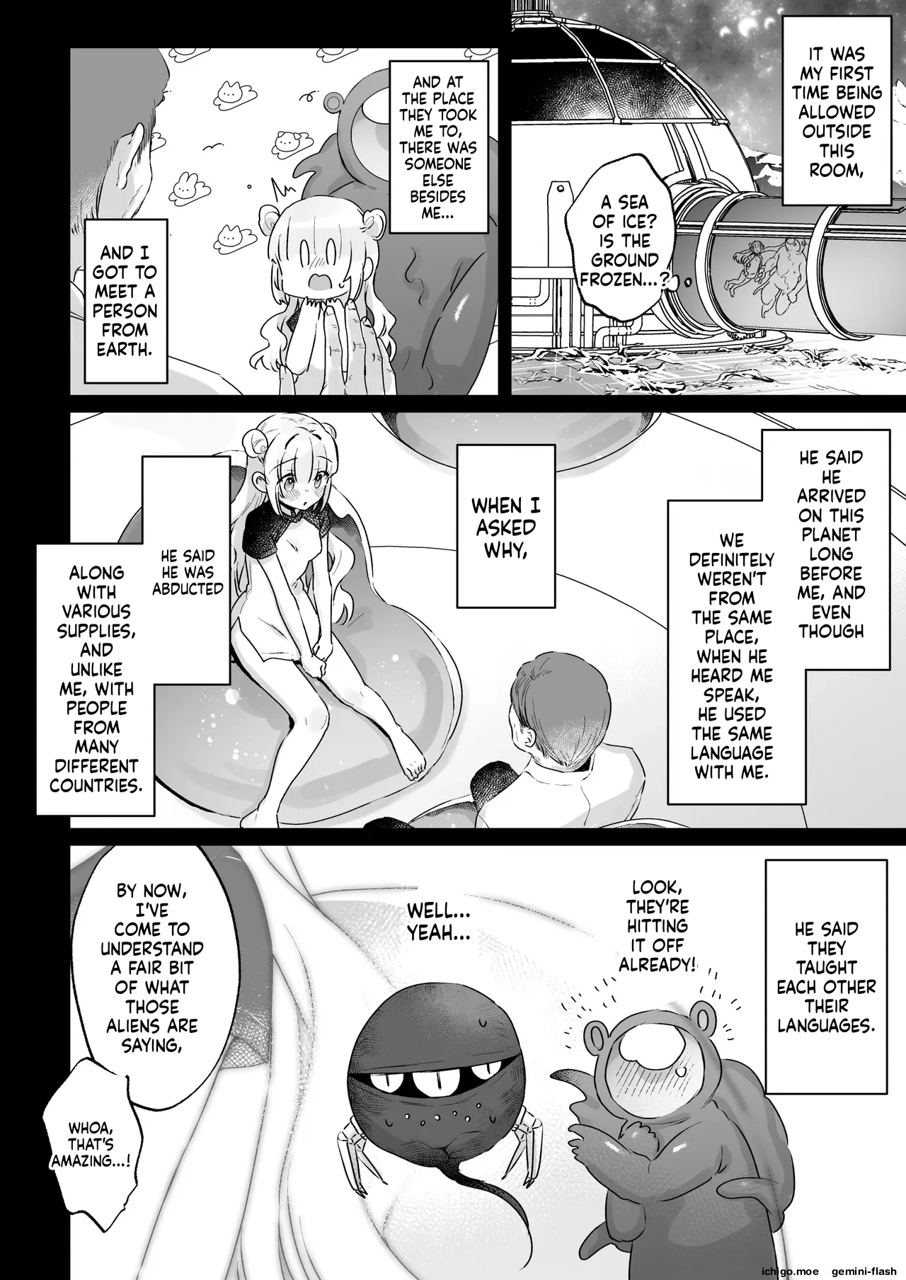 Chikyuujin o Neko Kawaigari suru Uchuujin-san ni Hogo sarete iru Onnanoko no Hanashi – Chapter 1 – page 25