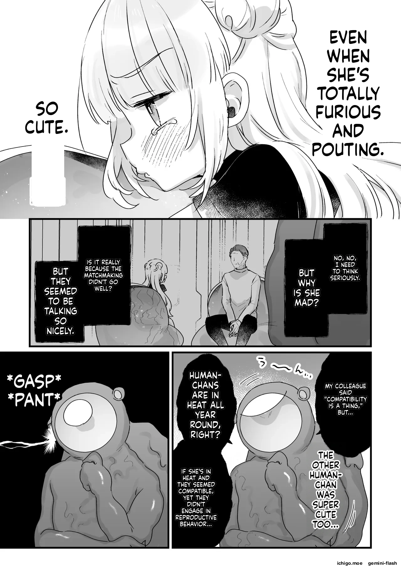 Chikyuujin o Neko Kawaigari suru Uchuujin-san ni Hogo sarete iru Onnanoko no Hanashi – Chapter 1 – page 28