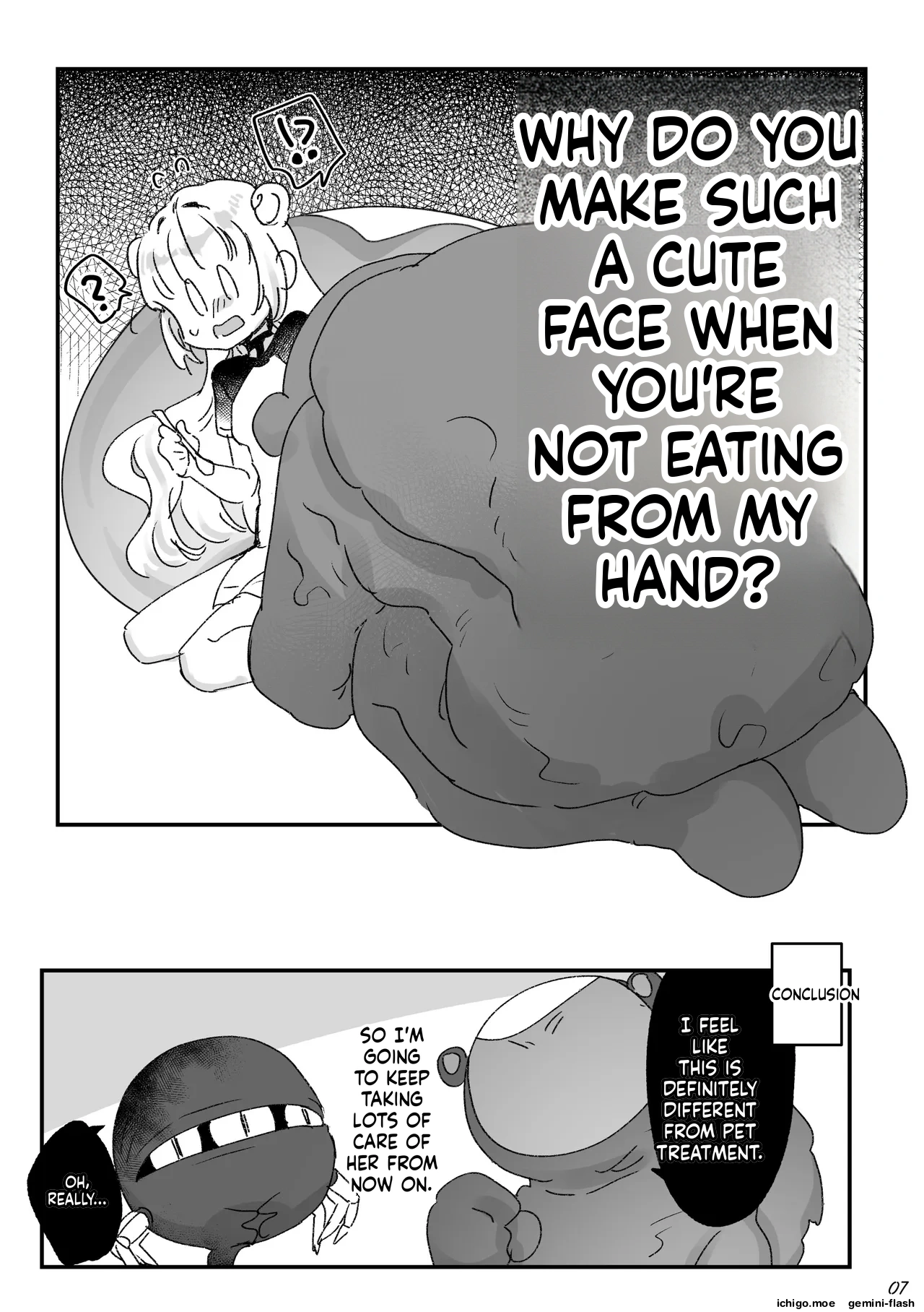 Chikyuujin o Neko Kawaigari suru Uchuujin-san ni Hogo sarete iru Onnanoko no Hanashi – Chapter 1 – page 74