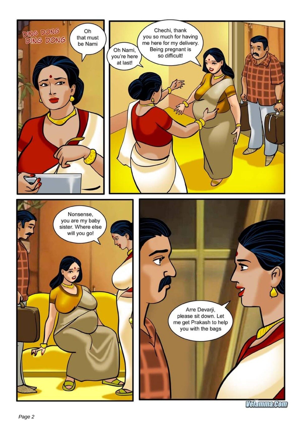 Velamma 3 – How Far Would You Go For Your Family — preview page 2