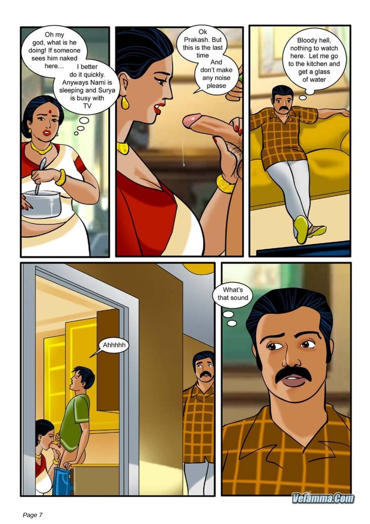 Velamma 3 – How Far Would You Go For Your Family — preview page 7