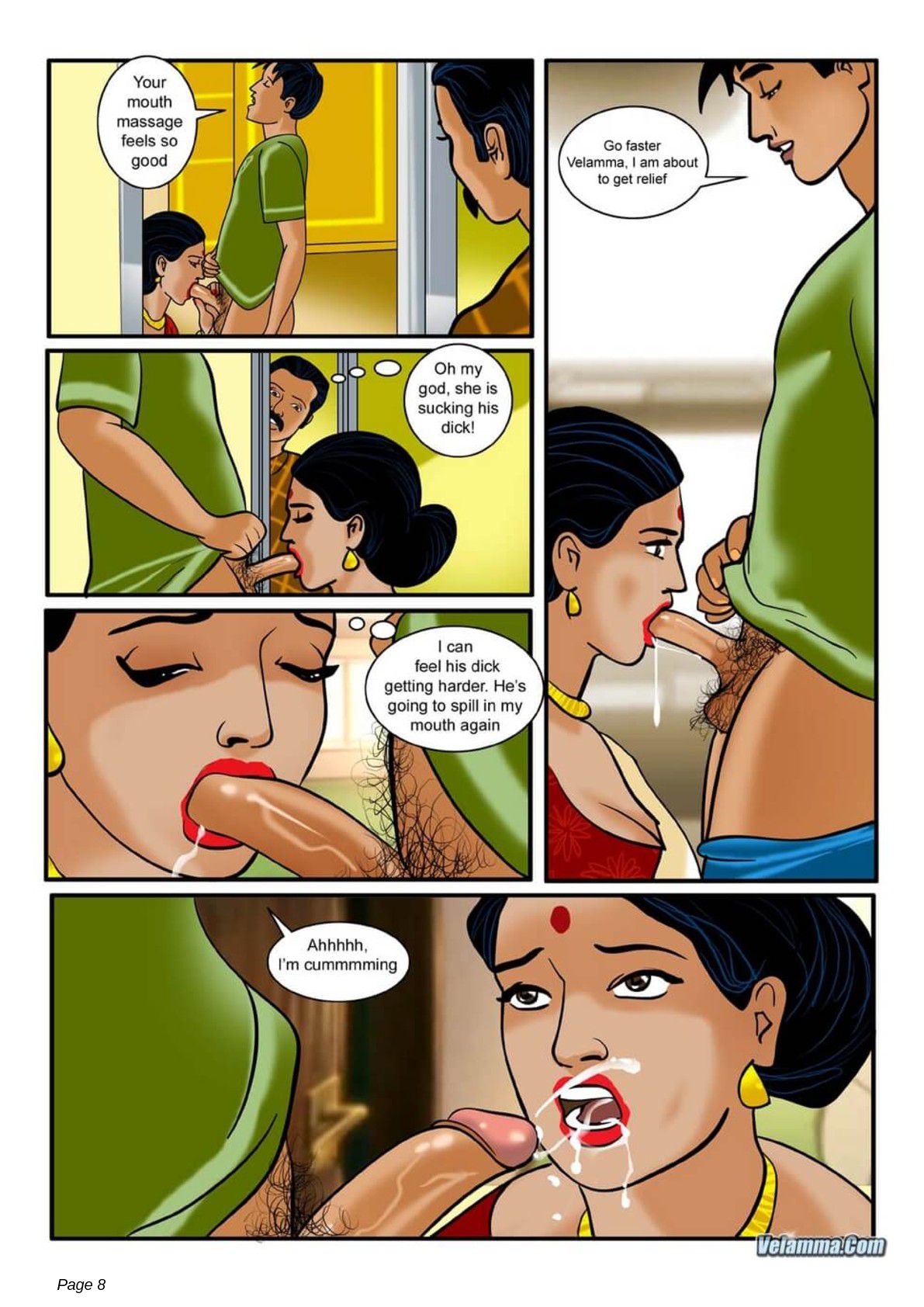 Velamma 3 – How Far Would You Go For Your Family — preview page 8