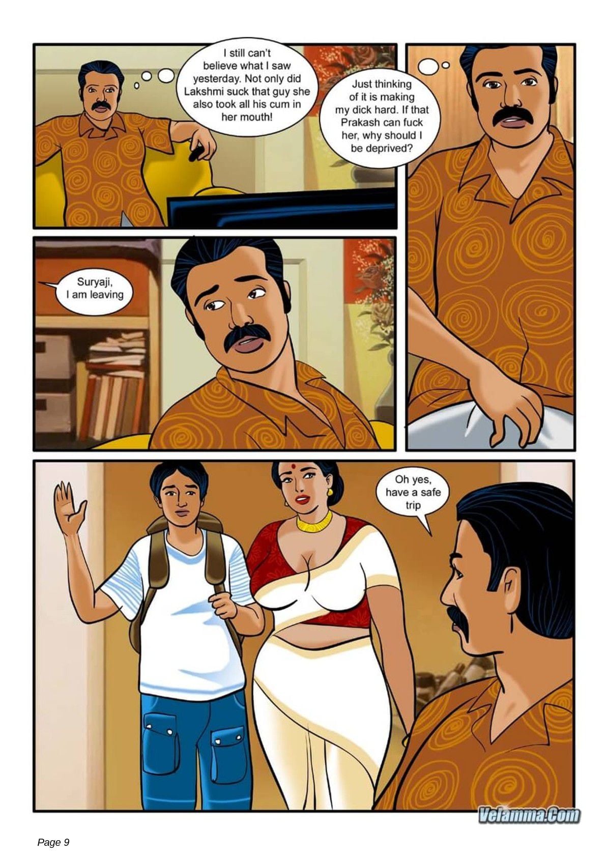 Velamma 3 – How Far Would You Go For Your Family — preview page 9