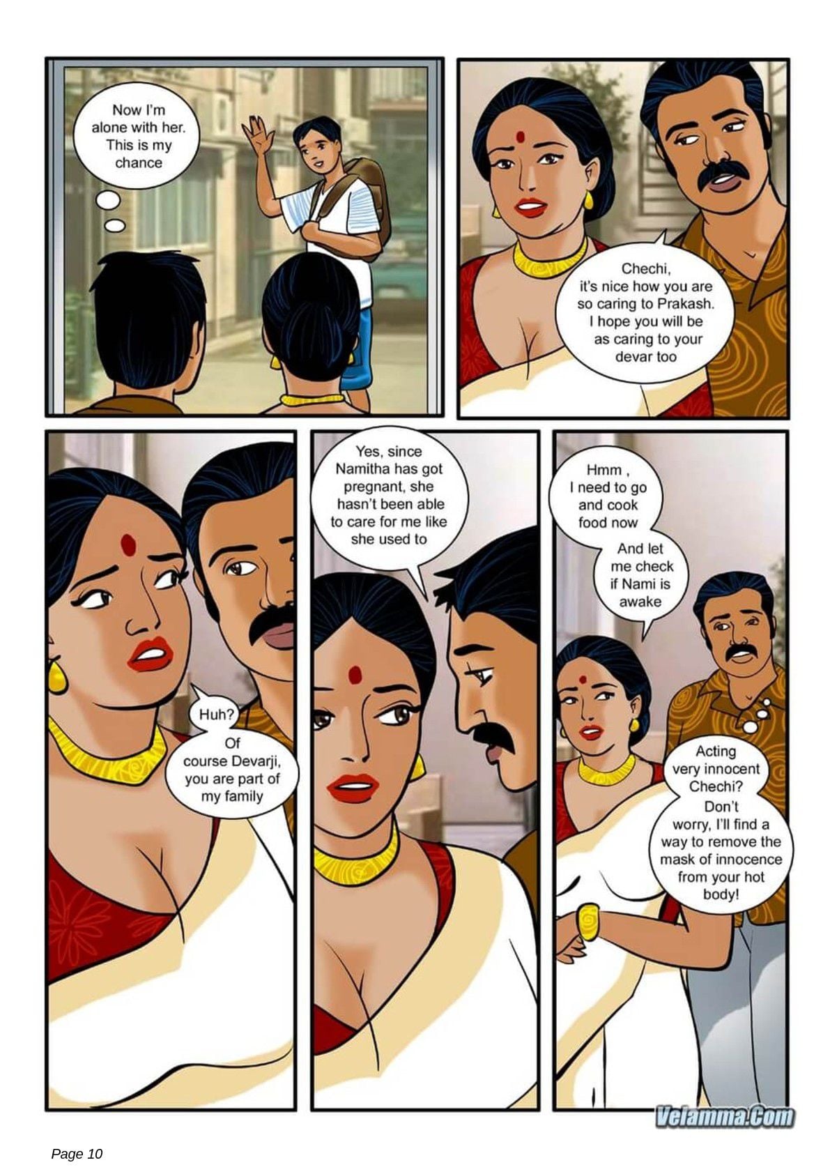 Velamma 3 – How Far Would You Go For Your Family — preview page 10