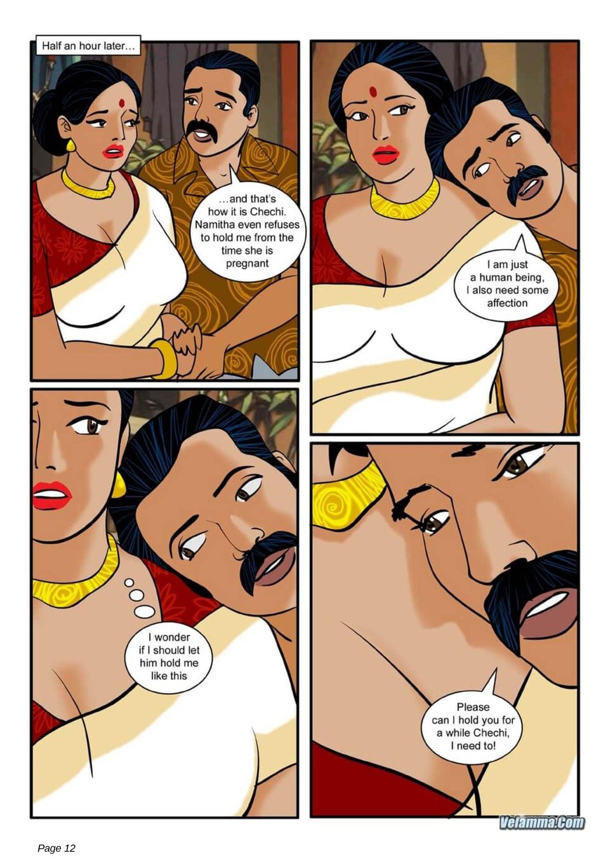 Velamma 3 – How Far Would You Go For Your Family — preview page 12
