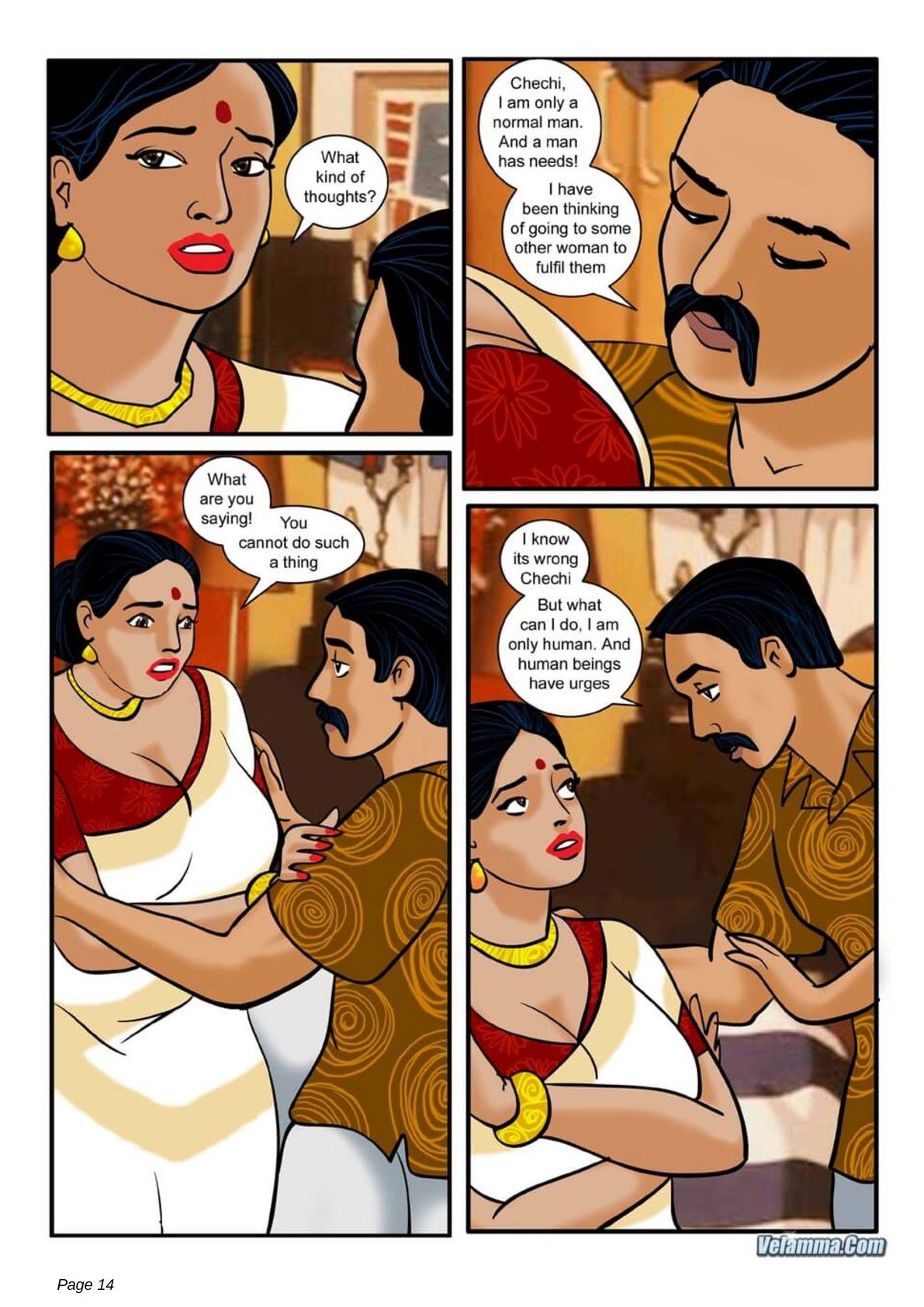 Velamma 3 – How Far Would You Go For Your Family — preview page 14
