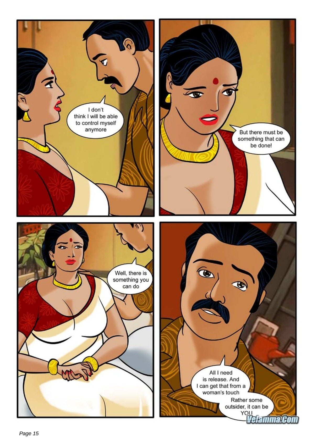 Velamma 3 – How Far Would You Go For Your Family — preview page 15
