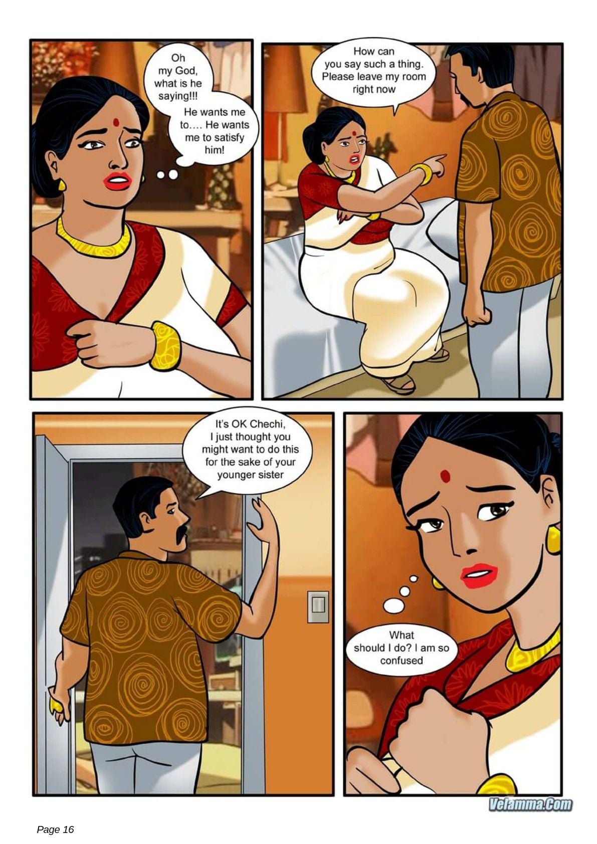 Velamma 3 – How Far Would You Go For Your Family — preview page 16