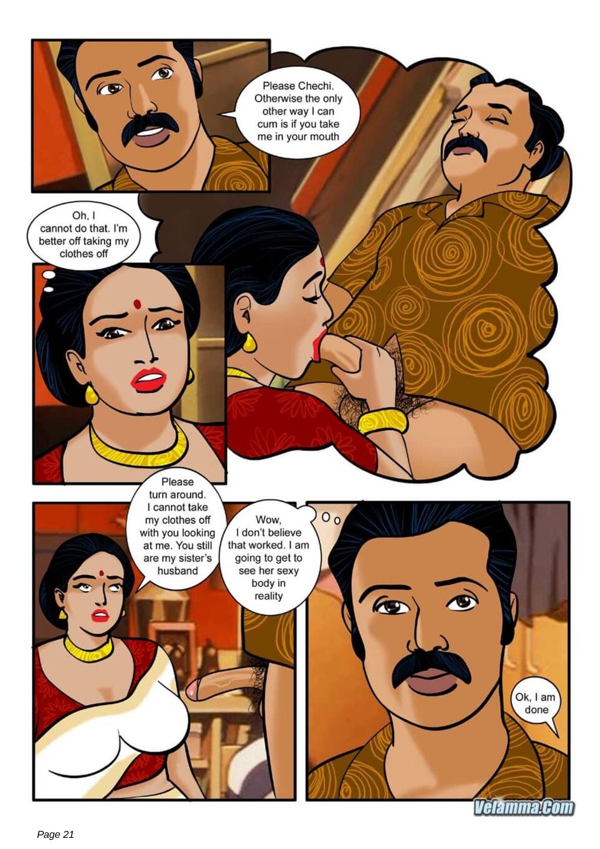 Velamma 3 – How Far Would You Go For Your Family – Chapter 1 – page 21